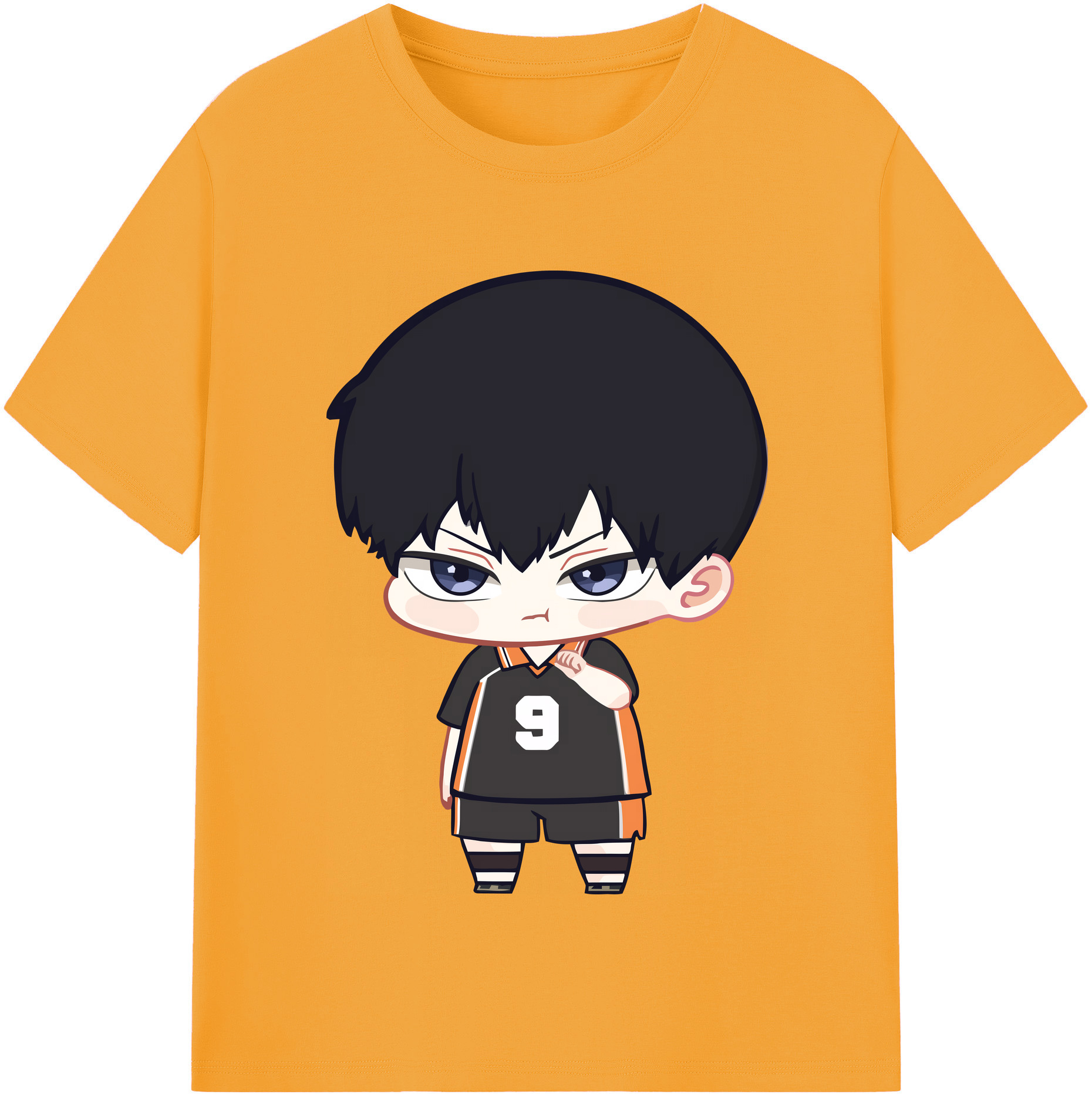 （画像用） ハイキュー!! Haikyu!! レディースカジュアルプリントTシャツ（綿100％）
