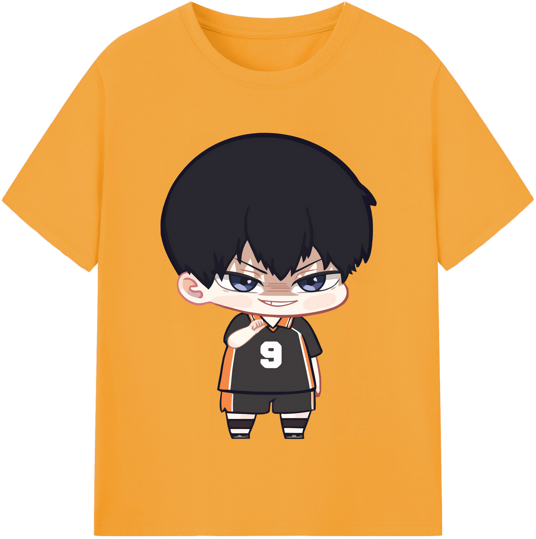 （画像用） ハイキュー!! Haikyu!! レディースカジュアルプリントTシャツ（綿100％）