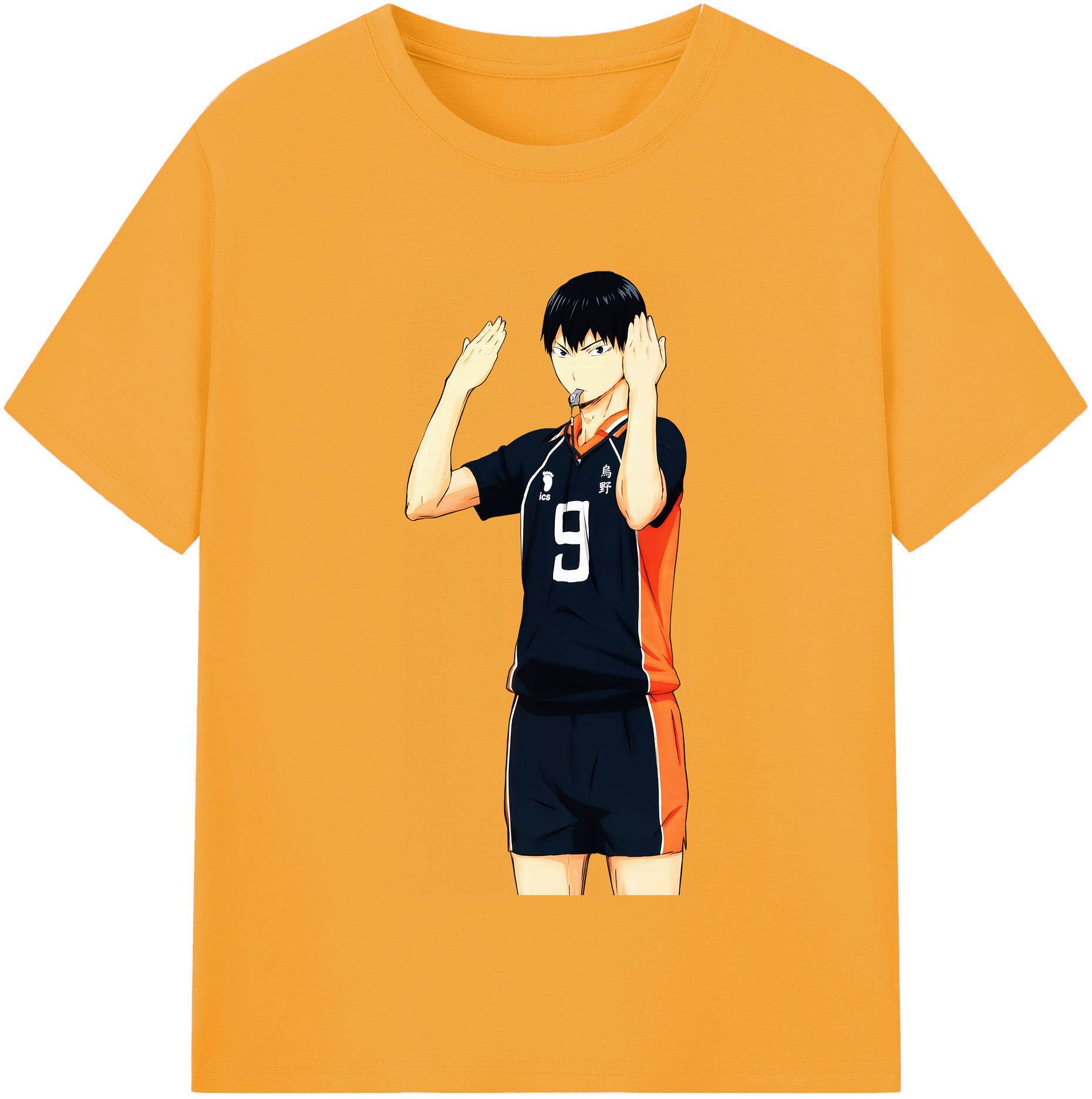 （画像用） ハイキュー!! Haikyu!! レディースカジュアルプリントTシャツ（綿100％）