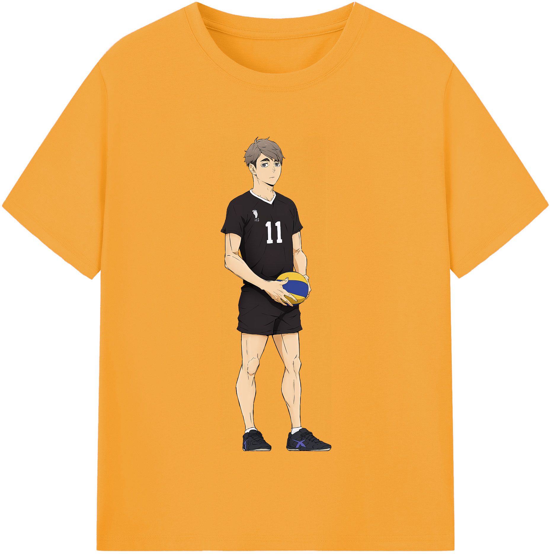 （画像用） ハイキュー!! Haikyu!! レディースカジュアルプリントTシャツ（綿100％）