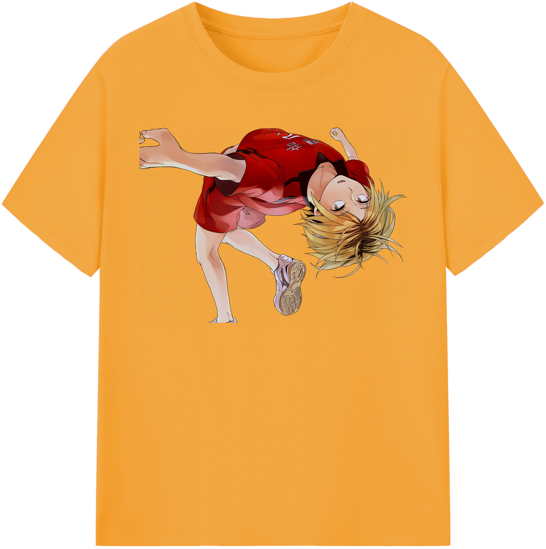 （画像用） ハイキュー!! Haikyu!! レディースカジュアルプリントTシャツ（綿100％）