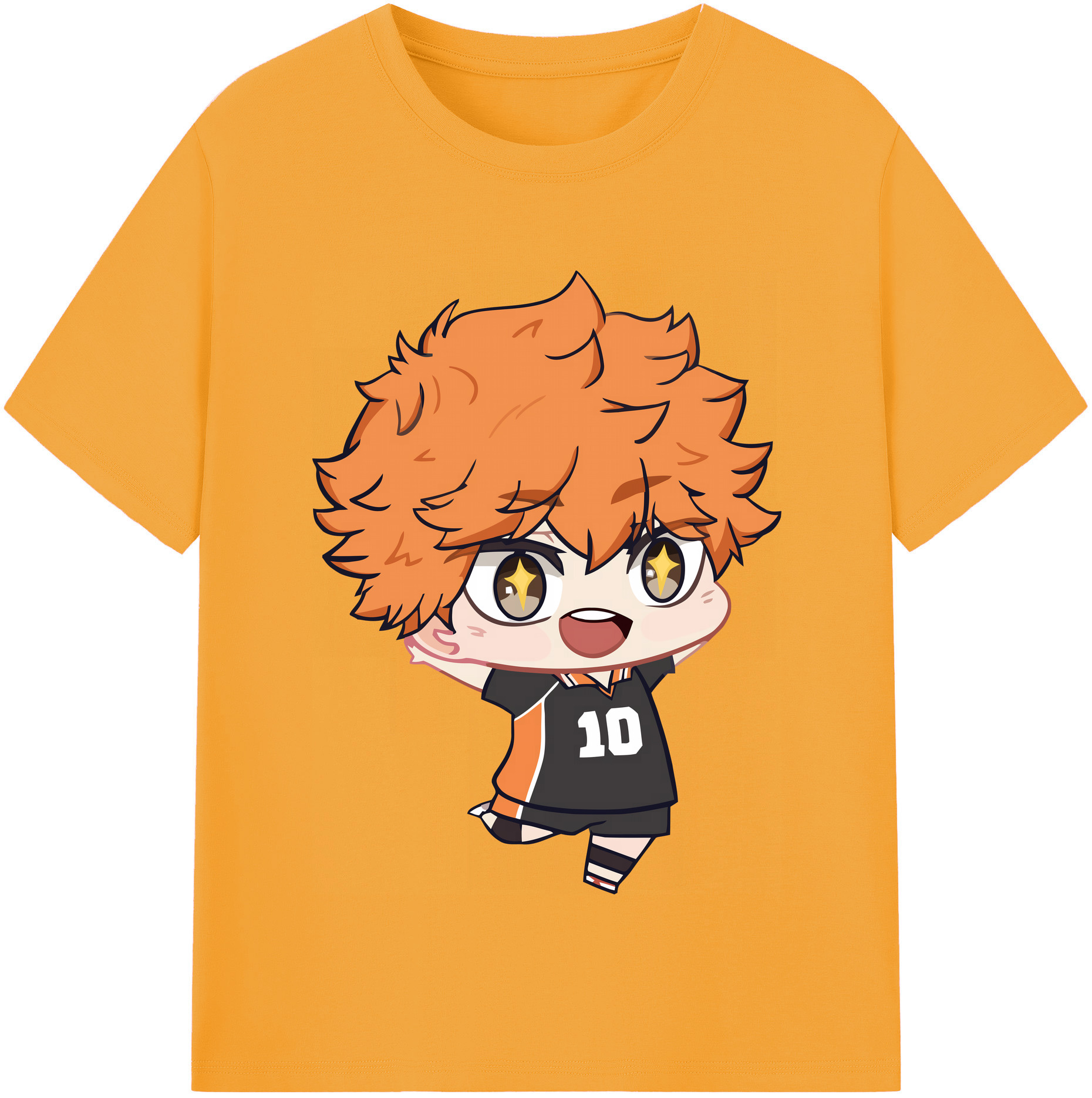 （画像用） ハイキュー!! Haikyu!! レディースカジュアルプリントTシャツ（綿100％）