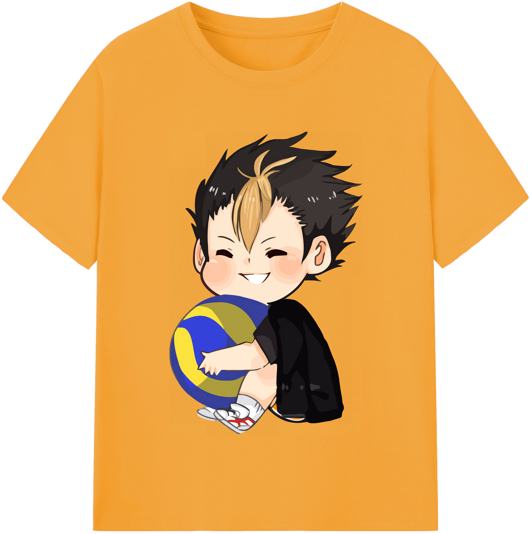（画像用） ハイキュー!! Haikyu!! レディースカジュアルプリントTシャツ（綿100％）