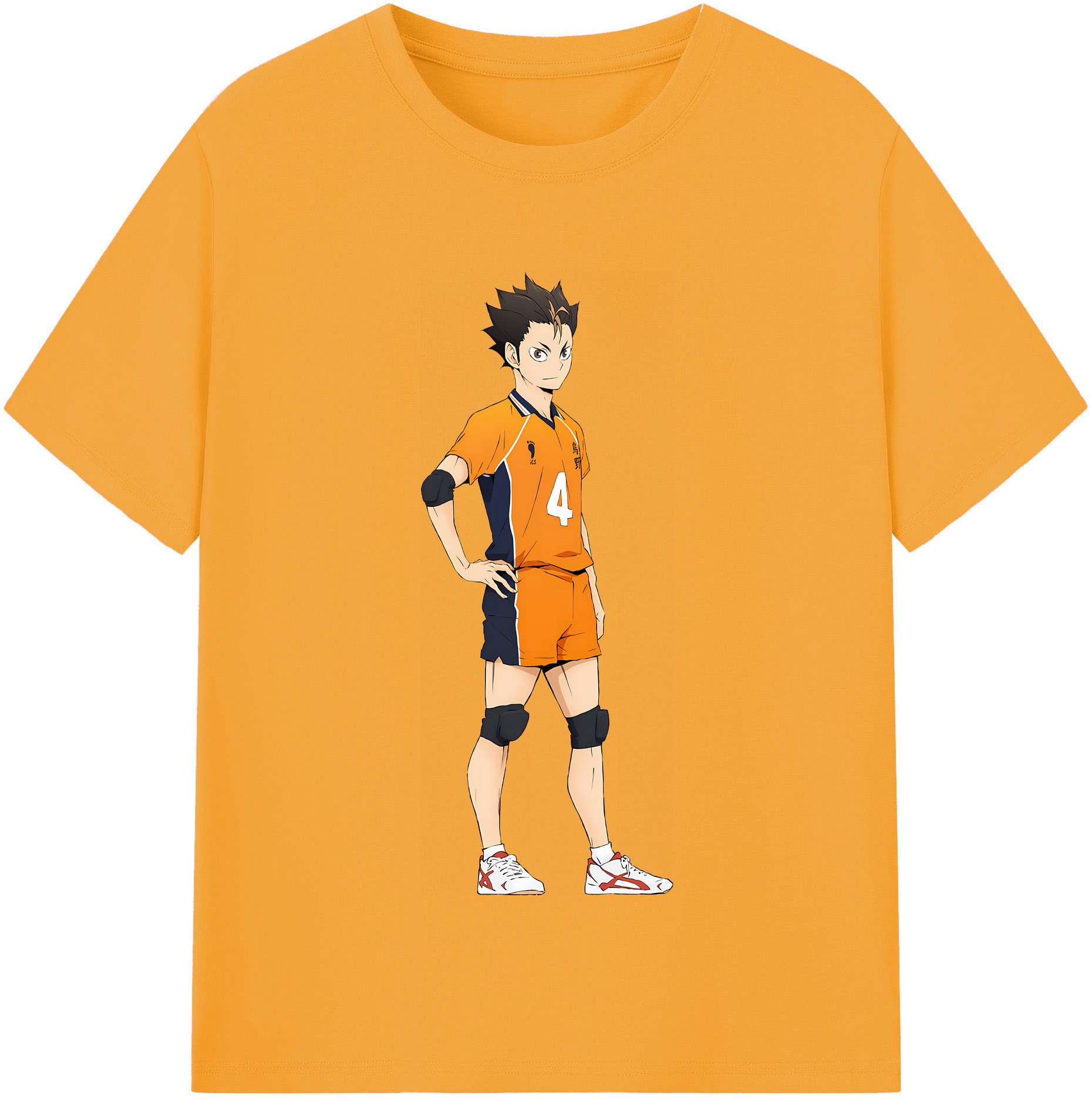 （画像用） ハイキュー!! Haikyu!! レディースカジュアルプリントTシャツ（綿100％）