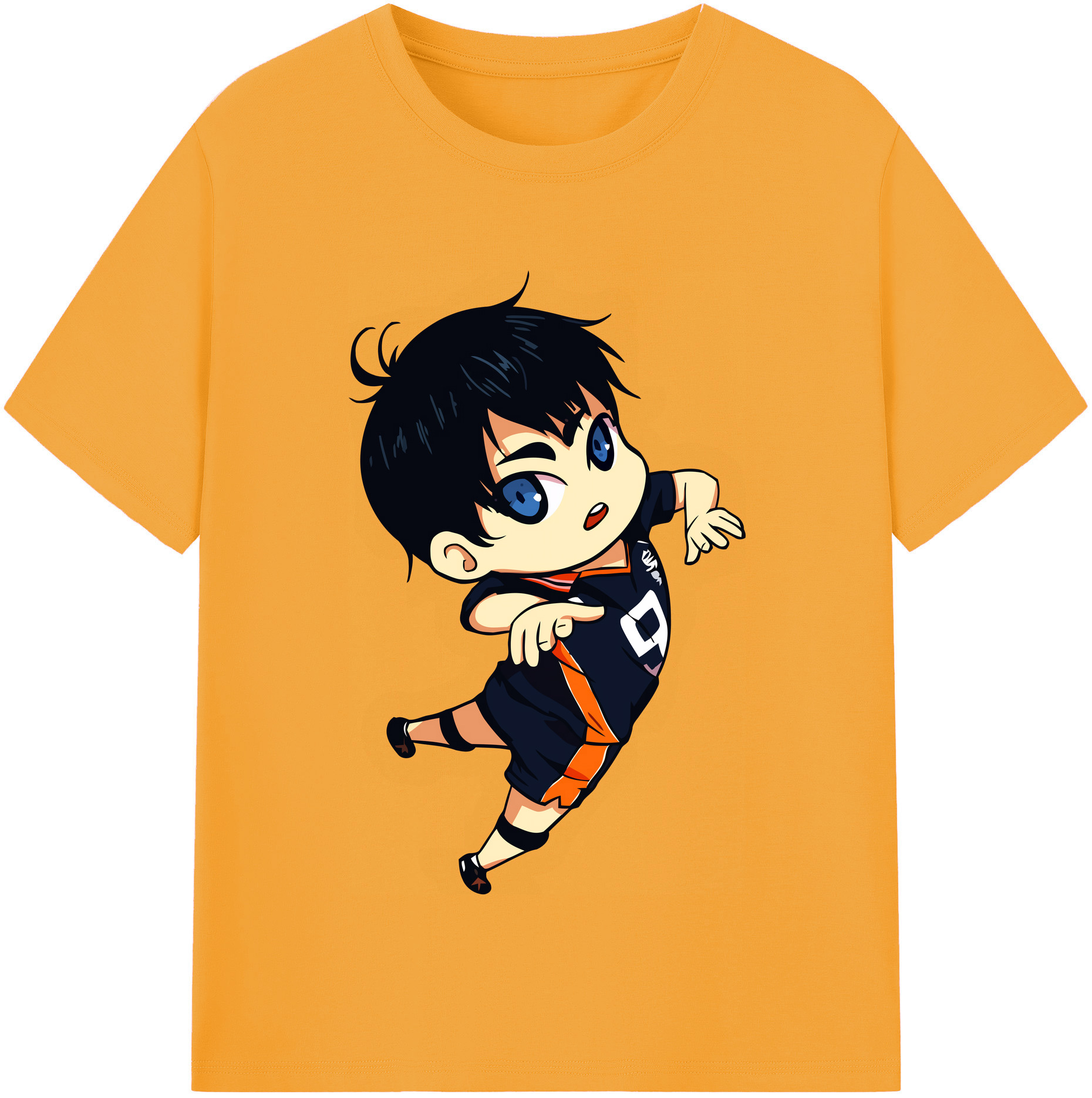 （画像用） ハイキュー!! Haikyu!! レディースカジュアルプリントTシャツ（綿100％）