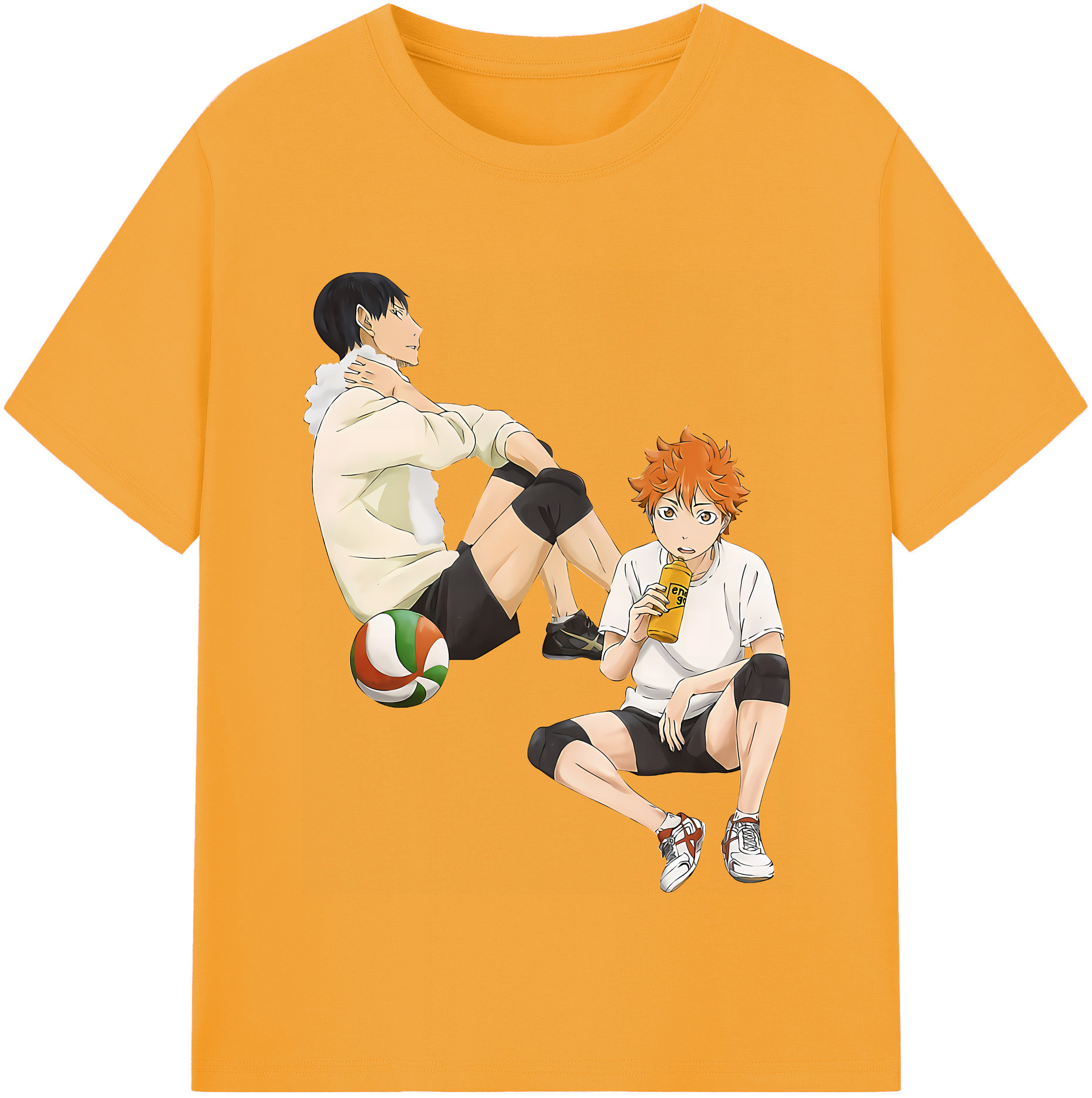 （画像用） ハイキュー!! Haikyu!! レディースカジュアルプリントTシャツ（綿100％）