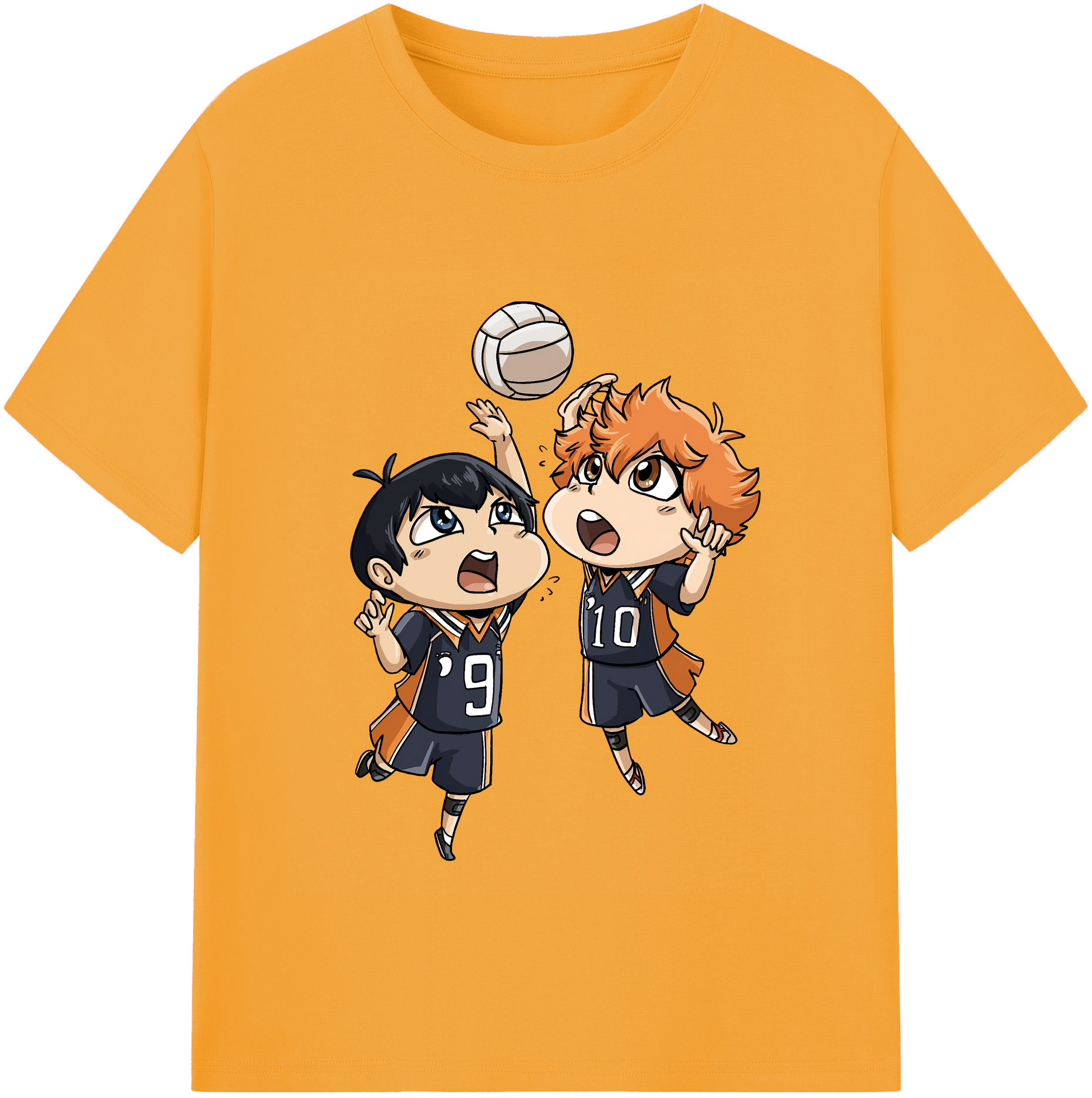 （画像用） ハイキュー!! Haikyu!! レディースカジュアルプリントTシャツ（綿100％）