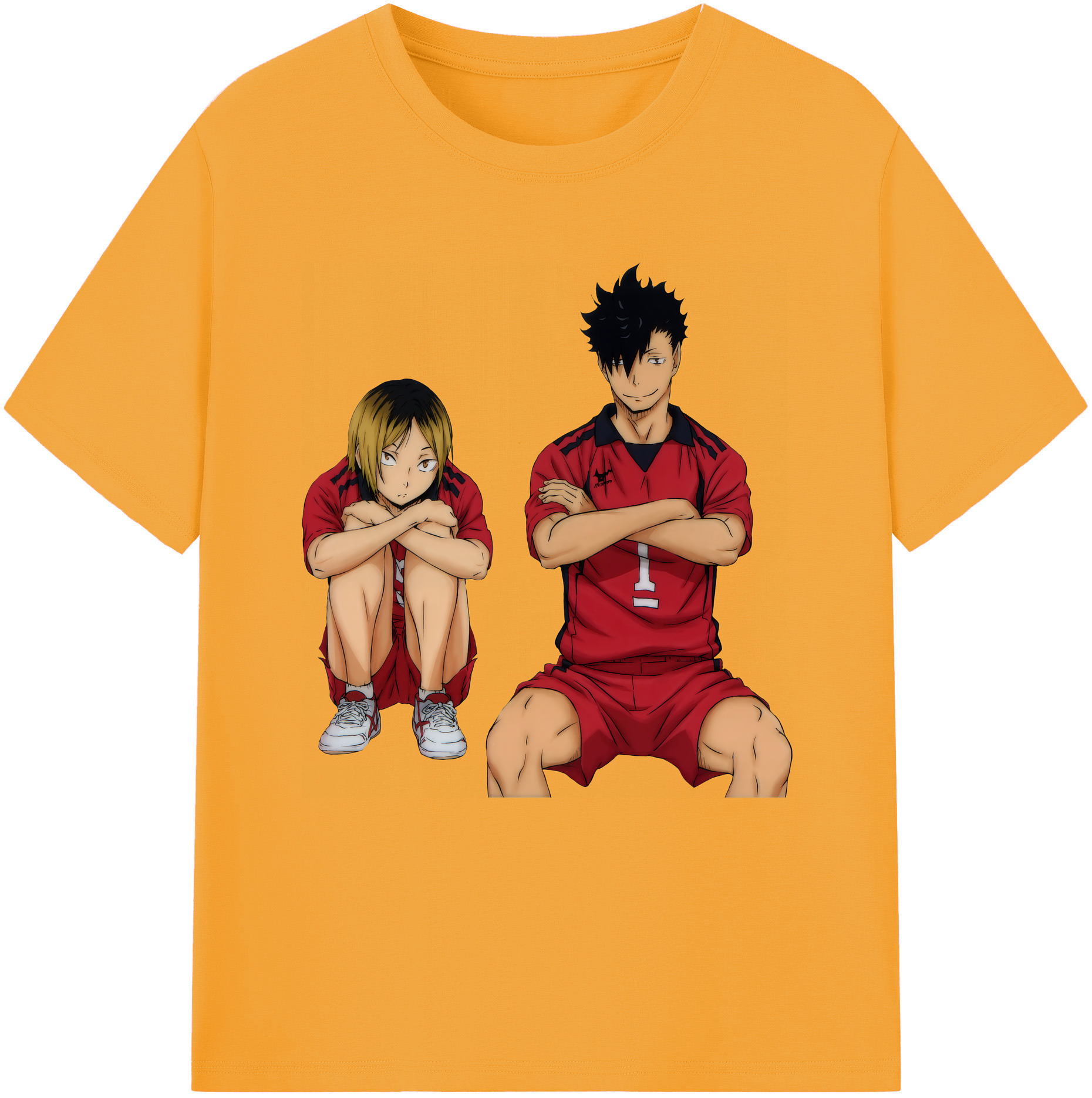 （画像用） ハイキュー!! Haikyu!! レディースカジュアルプリントTシャツ（綿100％）