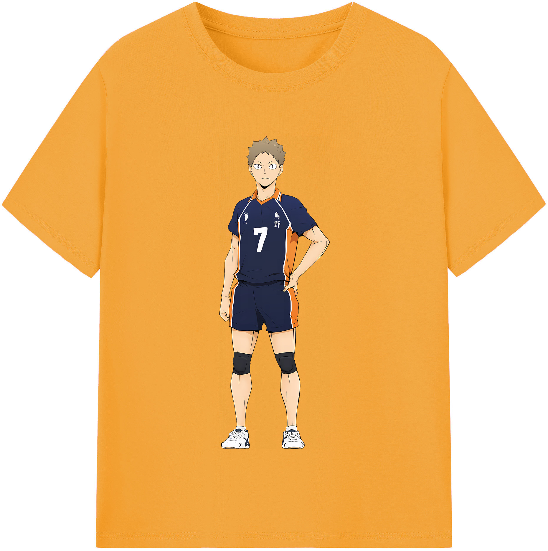 （画像用） ハイキュー!! Haikyu!! レディースカジュアルプリントTシャツ（綿100％）