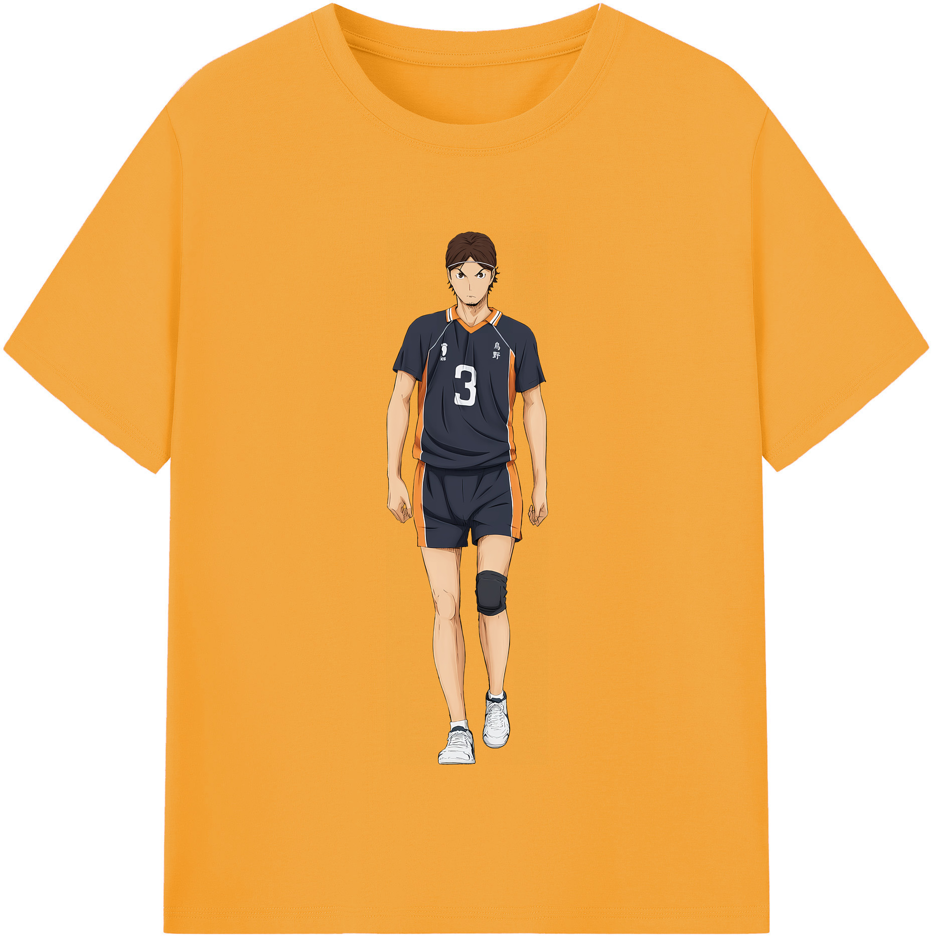 （画像用） ハイキュー!! Haikyu!! レディースカジュアルプリントTシャツ（綿100％）