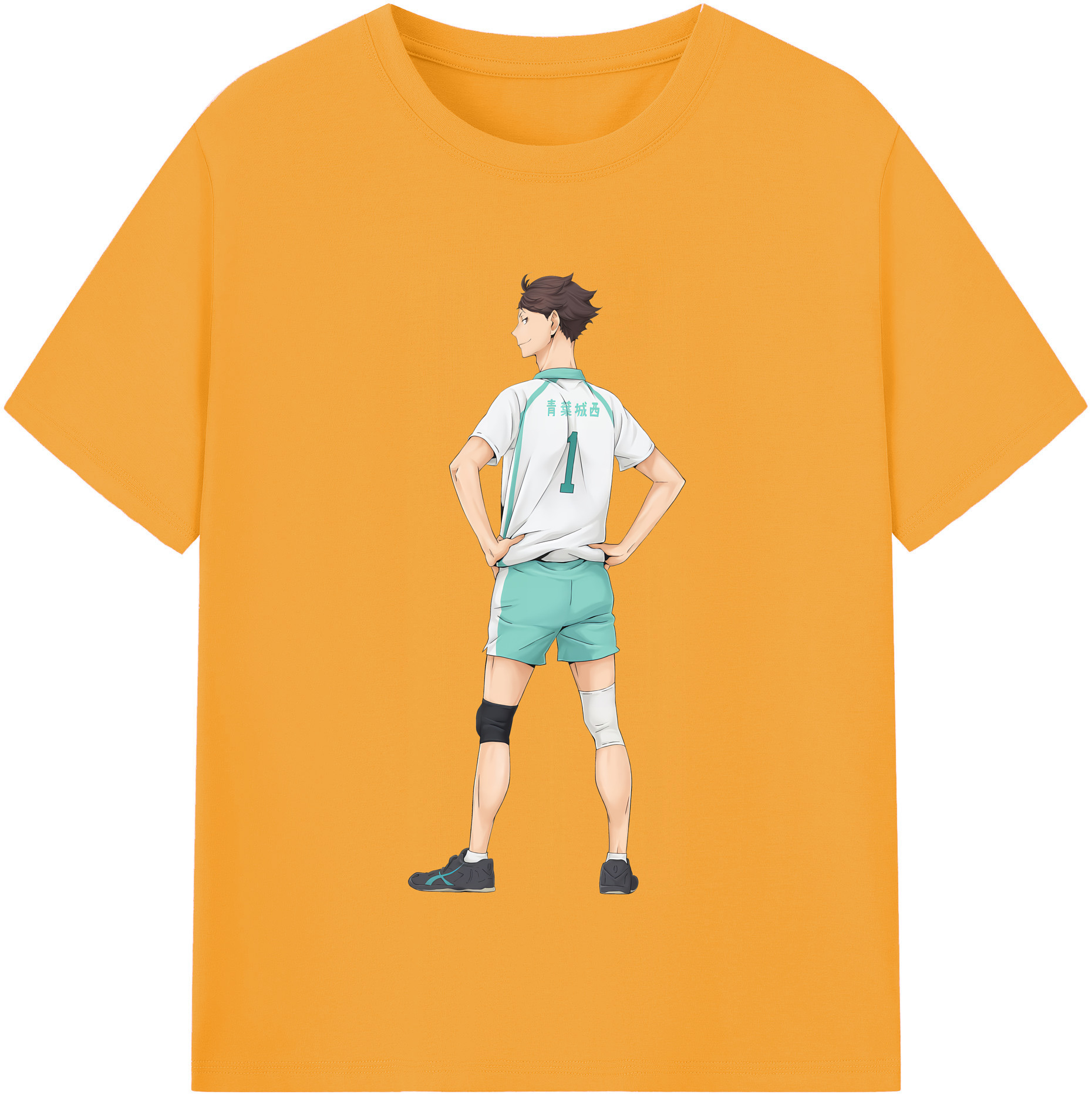 （画像用） ハイキュー!! Haikyu!! レディースカジュアルプリントTシャツ（綿100％）