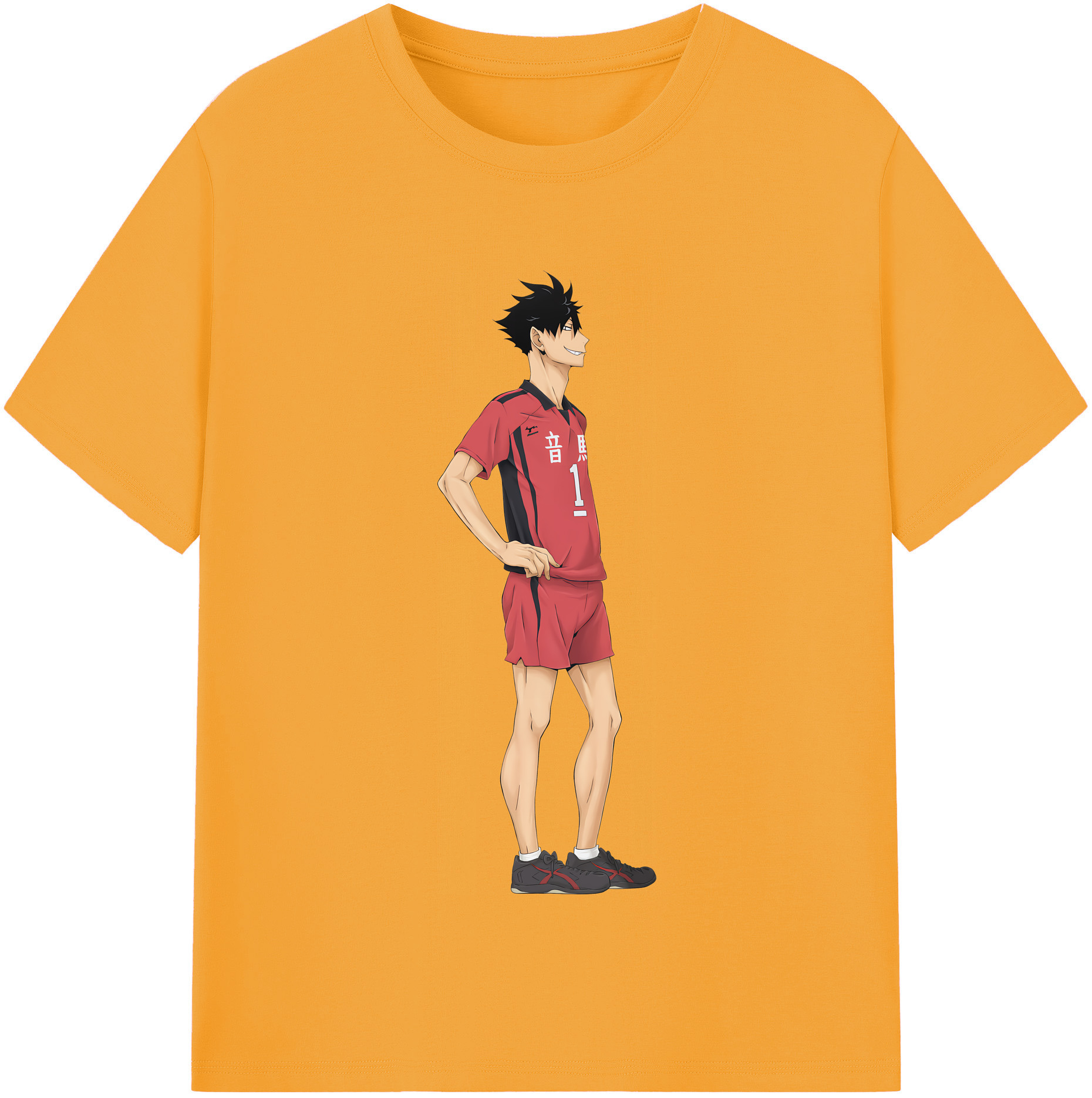 （画像用） ハイキュー!! Haikyu!! レディースカジュアルプリントTシャツ（綿100％）