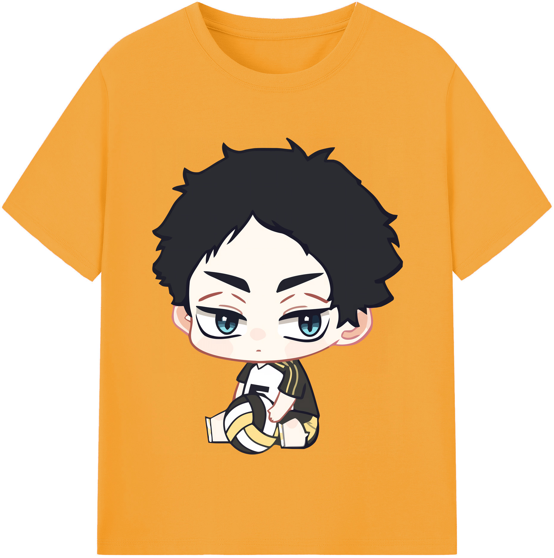 （画像用） ハイキュー!! Haikyu!! レディースカジュアルプリントTシャツ（綿100％）