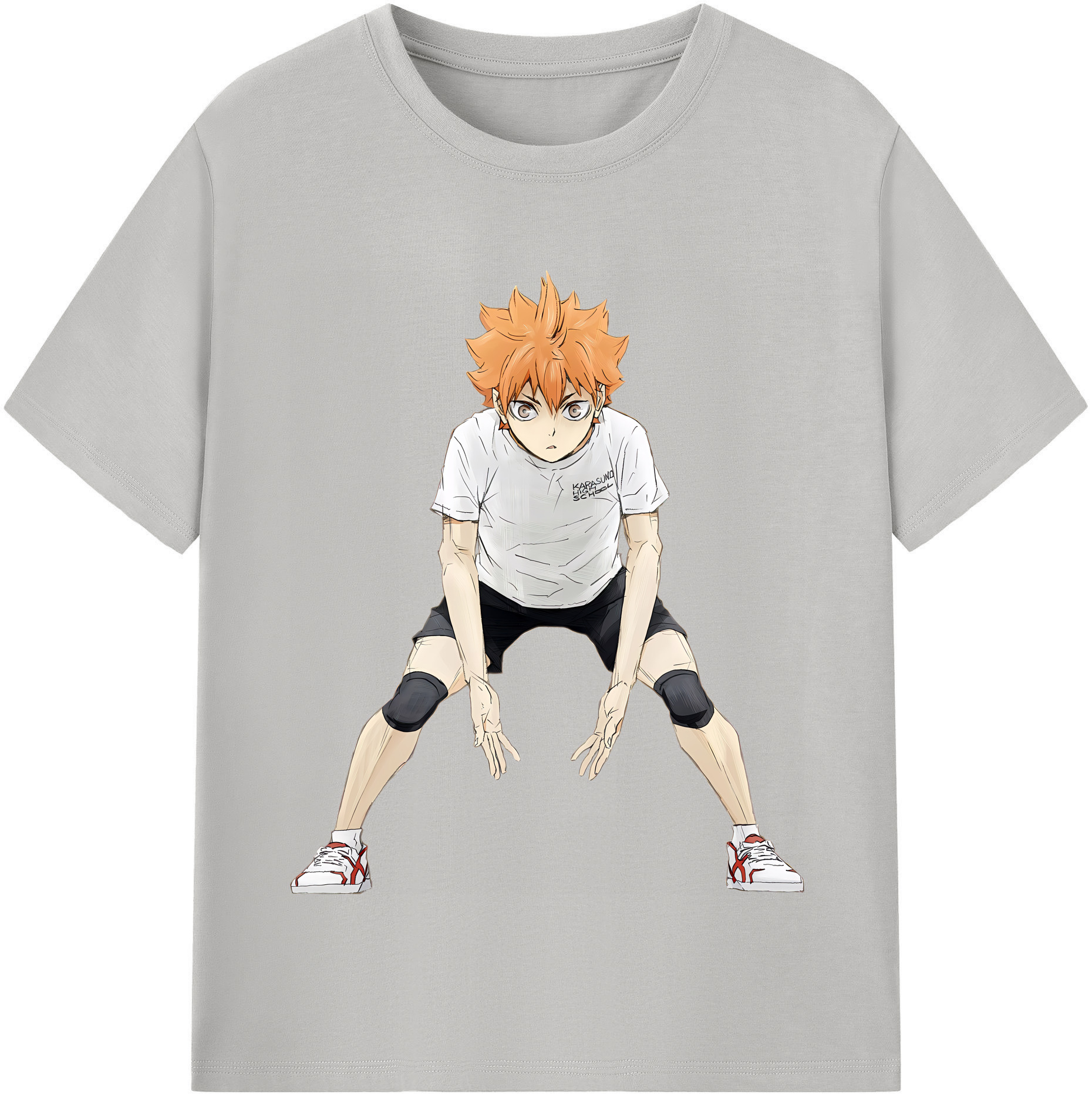 （画像用） ハイキュー!! Haikyu!! レディースカジュアルプリントTシャツ（綿100％）