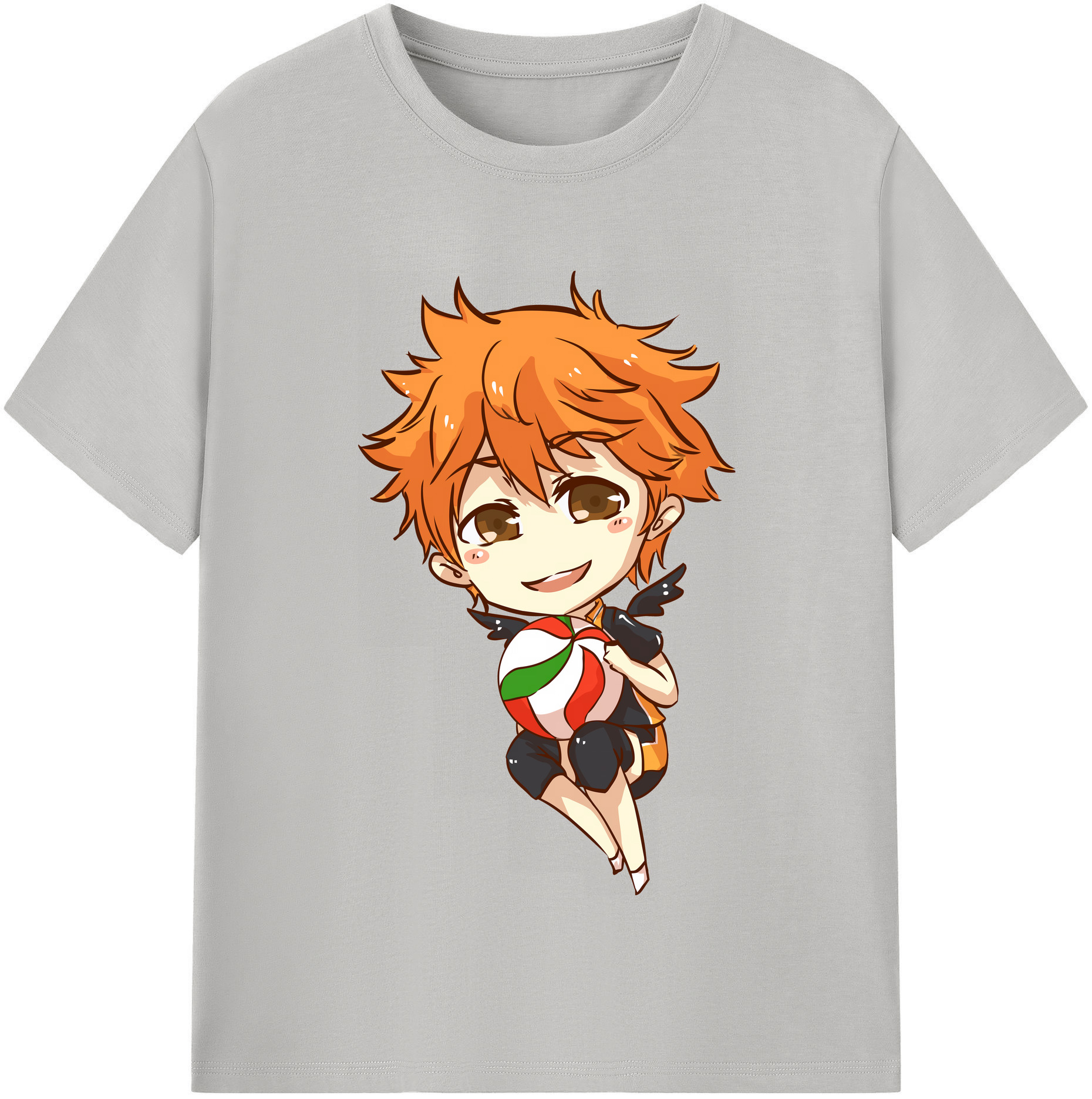 （画像用） ハイキュー!! Haikyu!! レディースカジュアルプリントTシャツ（綿100％）