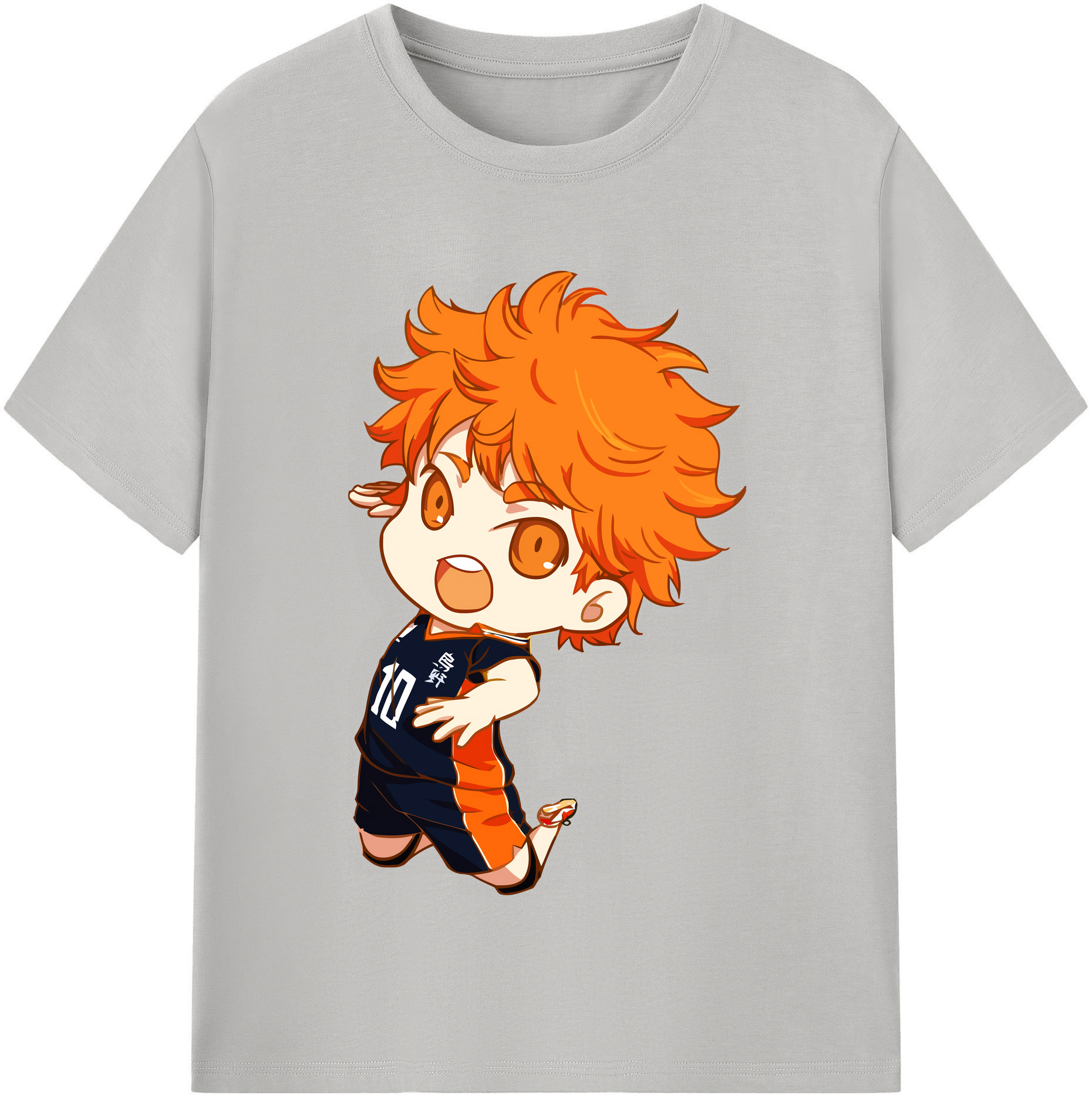 （画像用） ハイキュー!! Haikyu!! レディースカジュアルプリントTシャツ（綿100％）