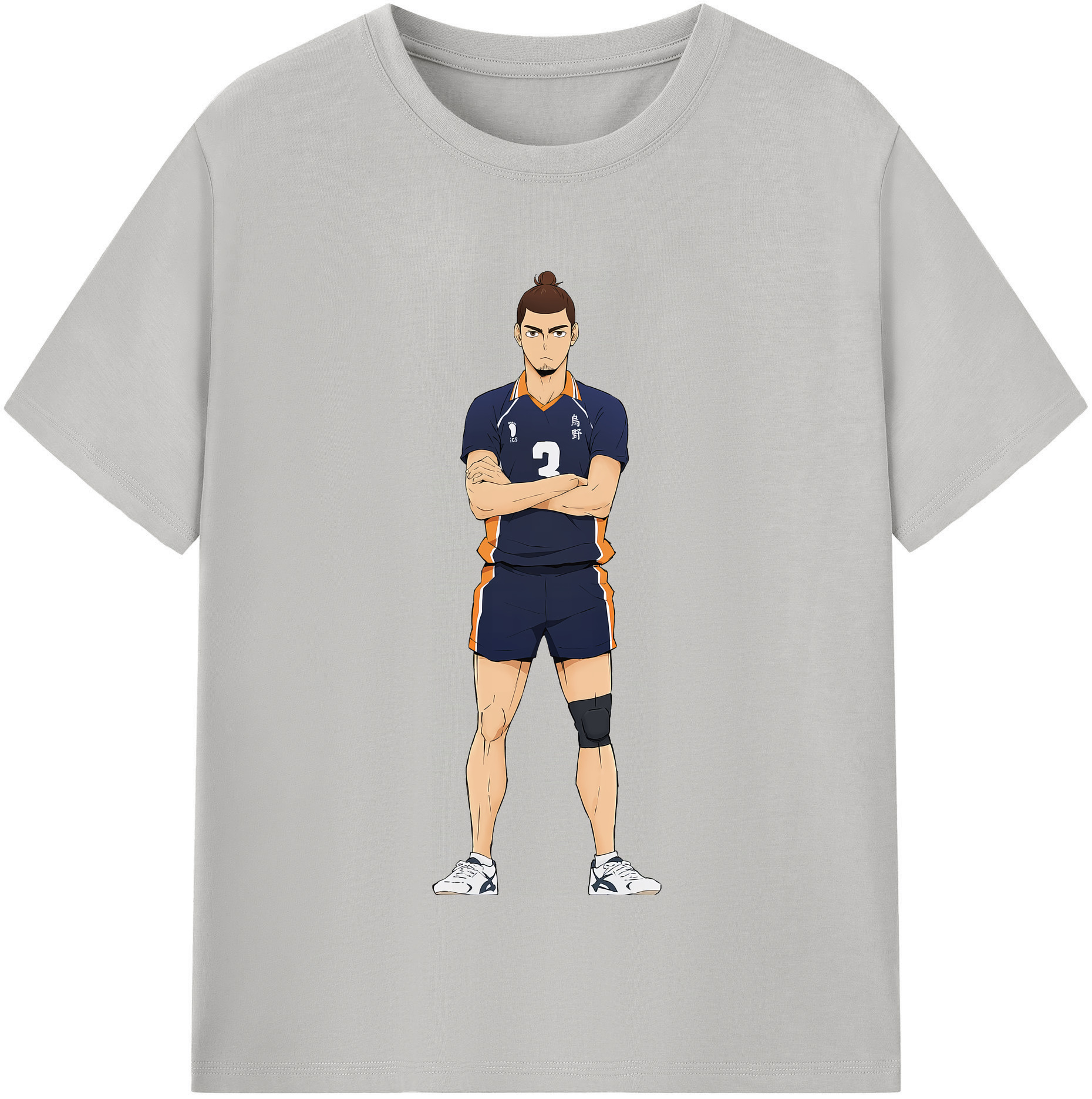 （画像用） ハイキュー!! Haikyu!! レディースカジュアルプリントTシャツ（綿100％）