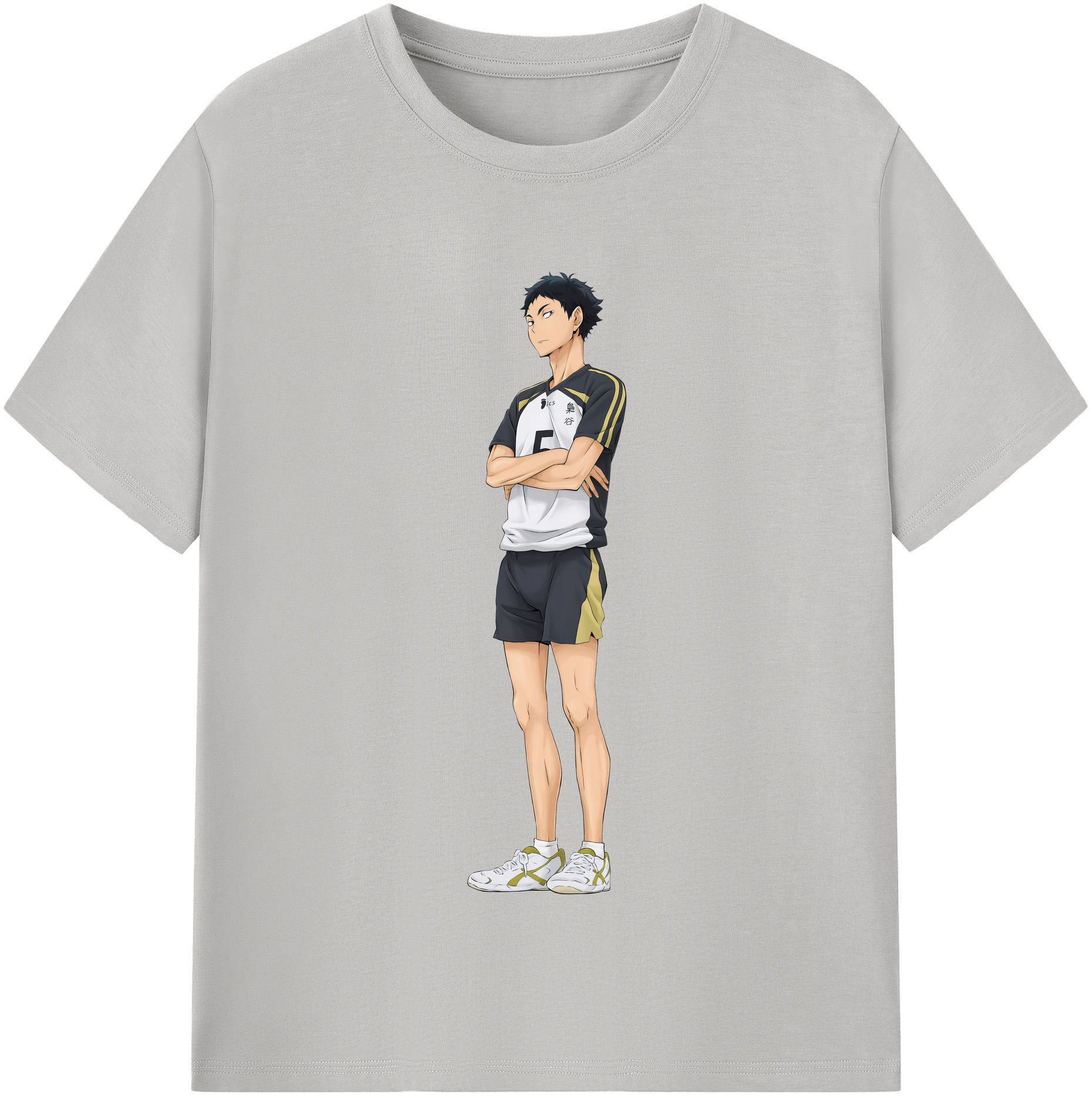 （画像用） ハイキュー!! Haikyu!! レディースカジュアルプリントTシャツ（綿100％）