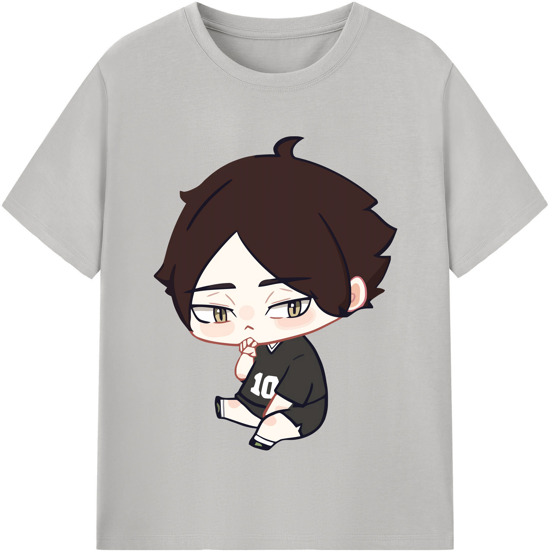 （画像用） ハイキュー!! Haikyu!! レディースカジュアルプリントTシャツ（綿100％）