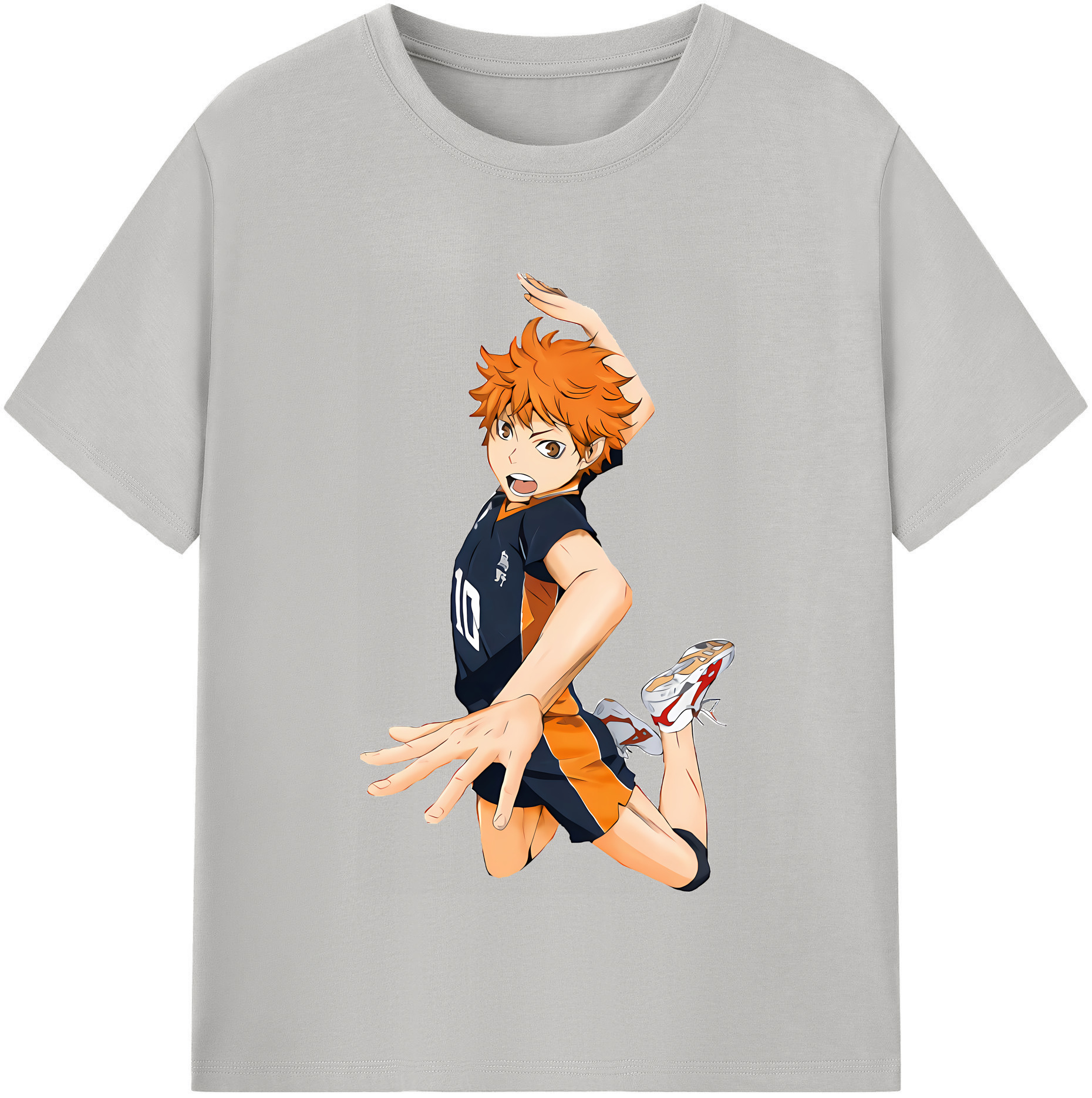 （画像用） ハイキュー!! Haikyu!! レディースカジュアルプリントTシャツ（綿100％）