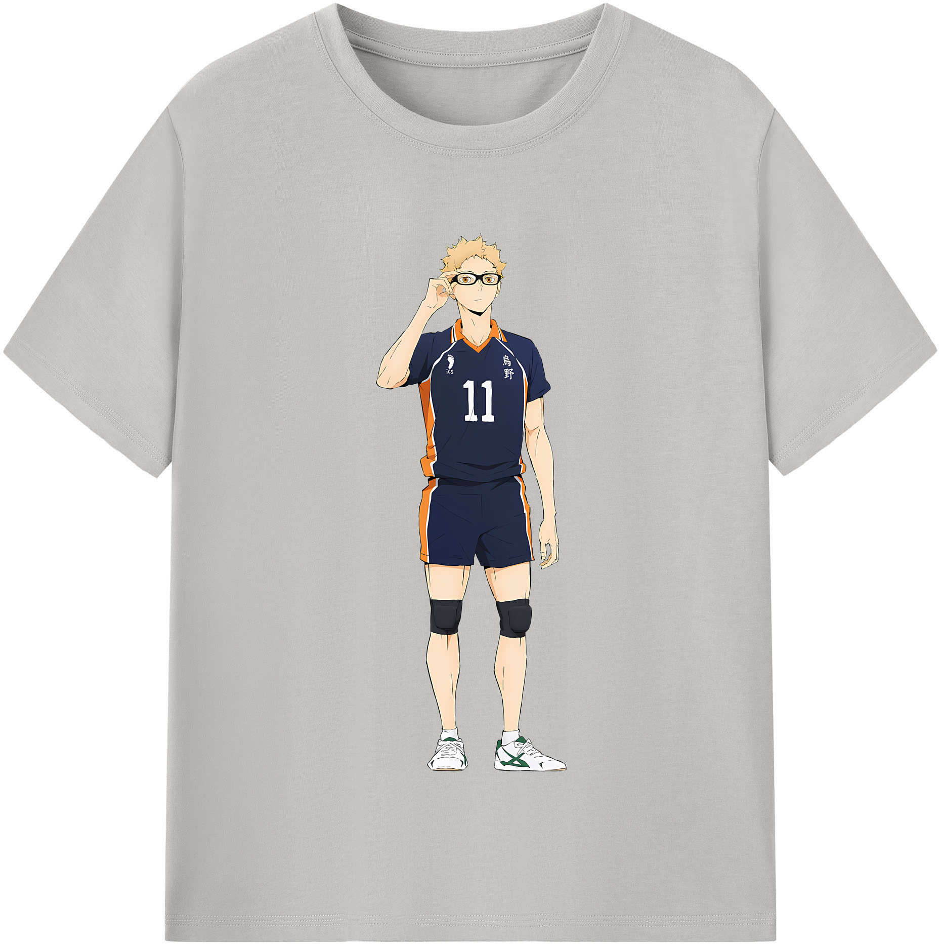 （画像用） ハイキュー!! Haikyu!! レディースカジュアルプリントTシャツ（綿100％）