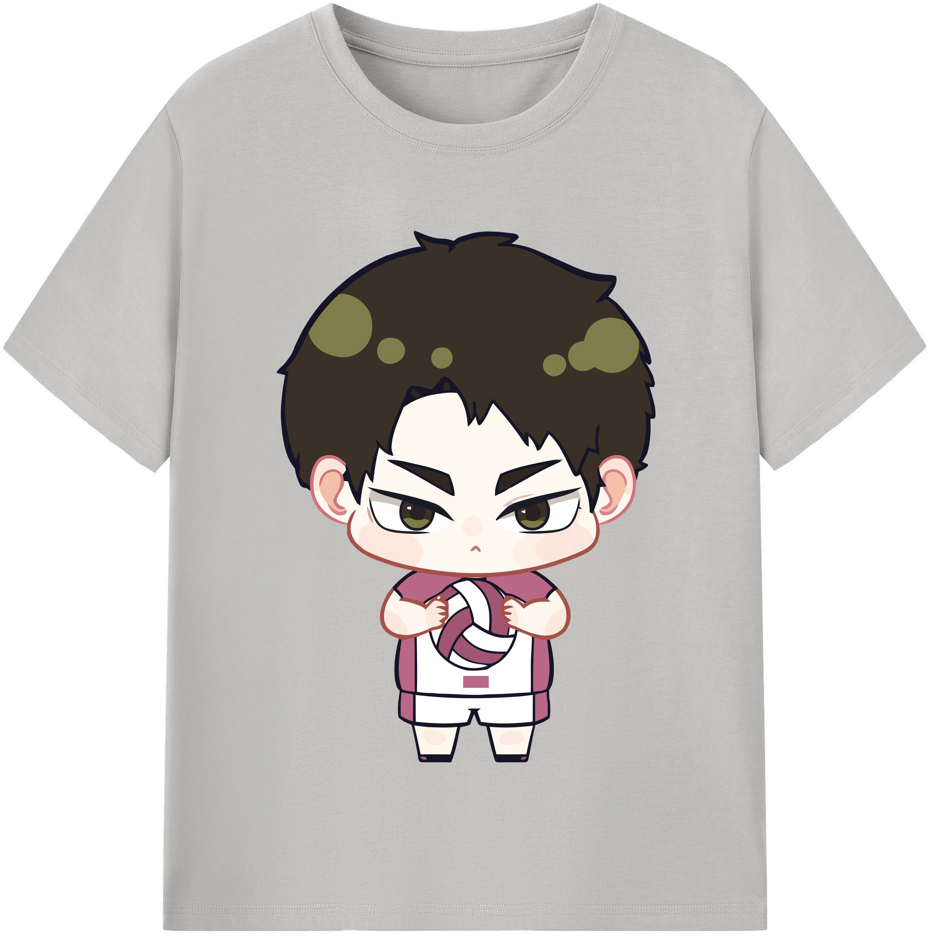 （画像用） ハイキュー!! Haikyu!! レディースカジュアルプリントTシャツ（綿100％）