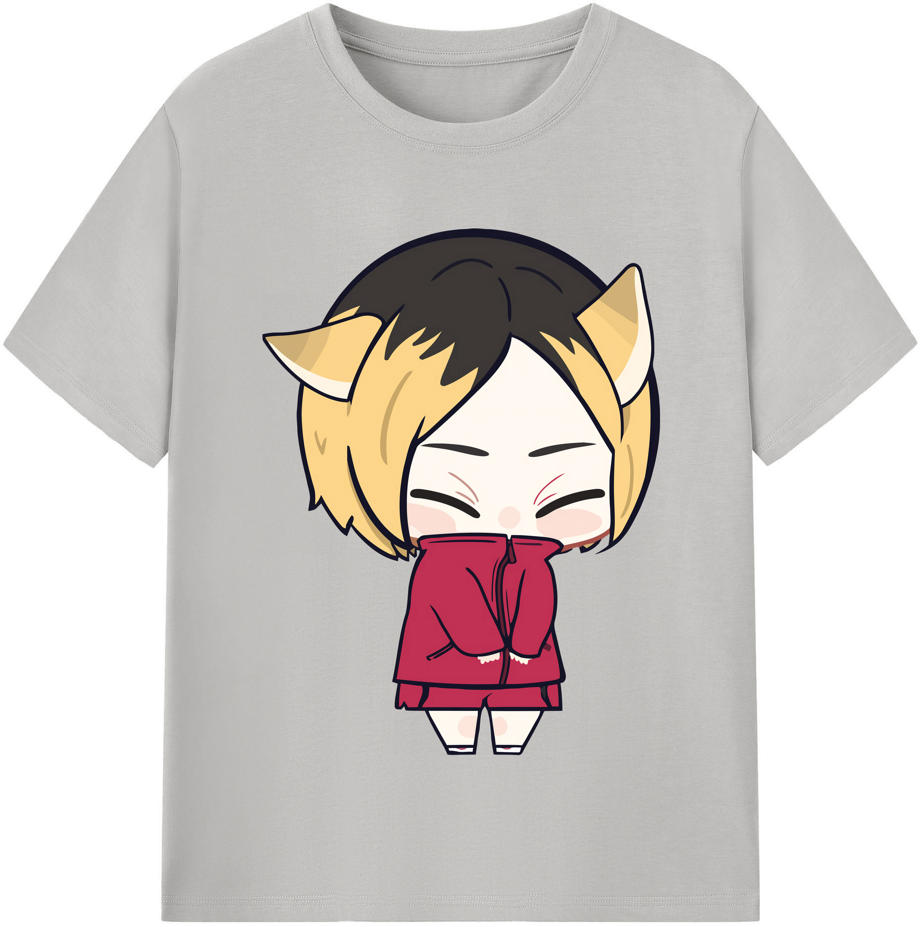 （画像用） ハイキュー!! Haikyu!! レディースカジュアルプリントTシャツ（綿100％）