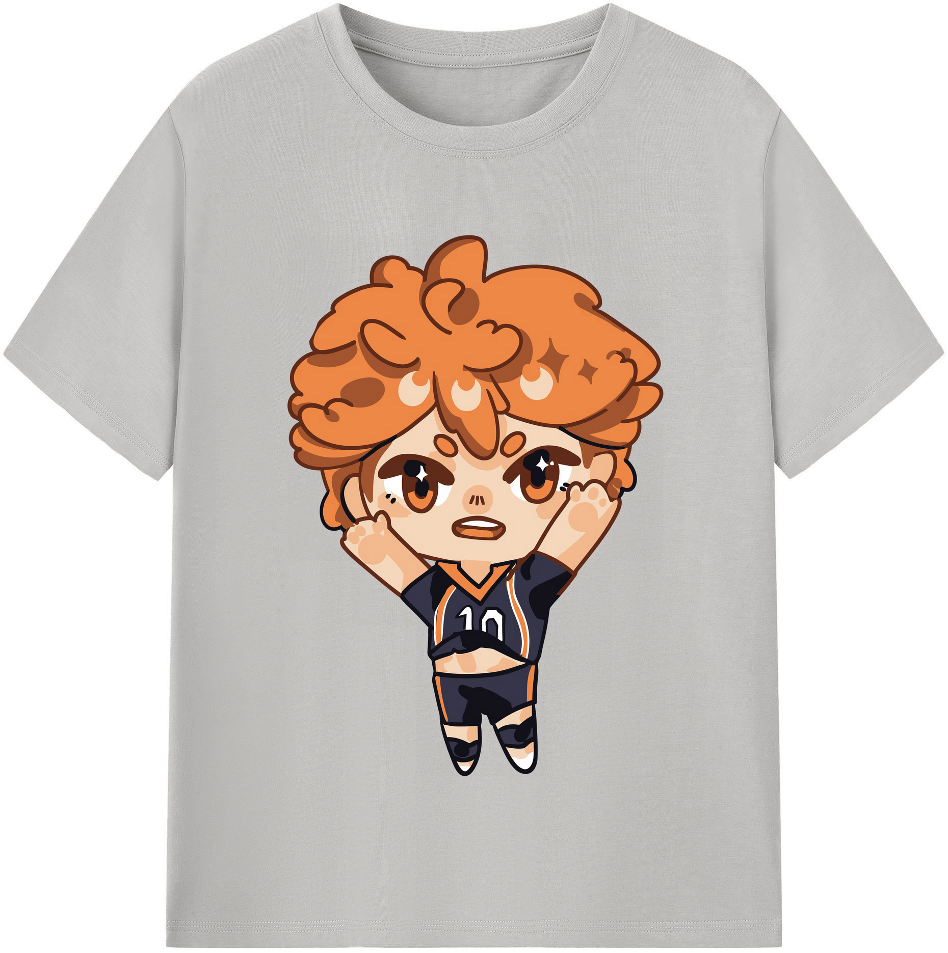 （画像用） ハイキュー!! Haikyu!! レディースカジュアルプリントTシャツ（綿100％）