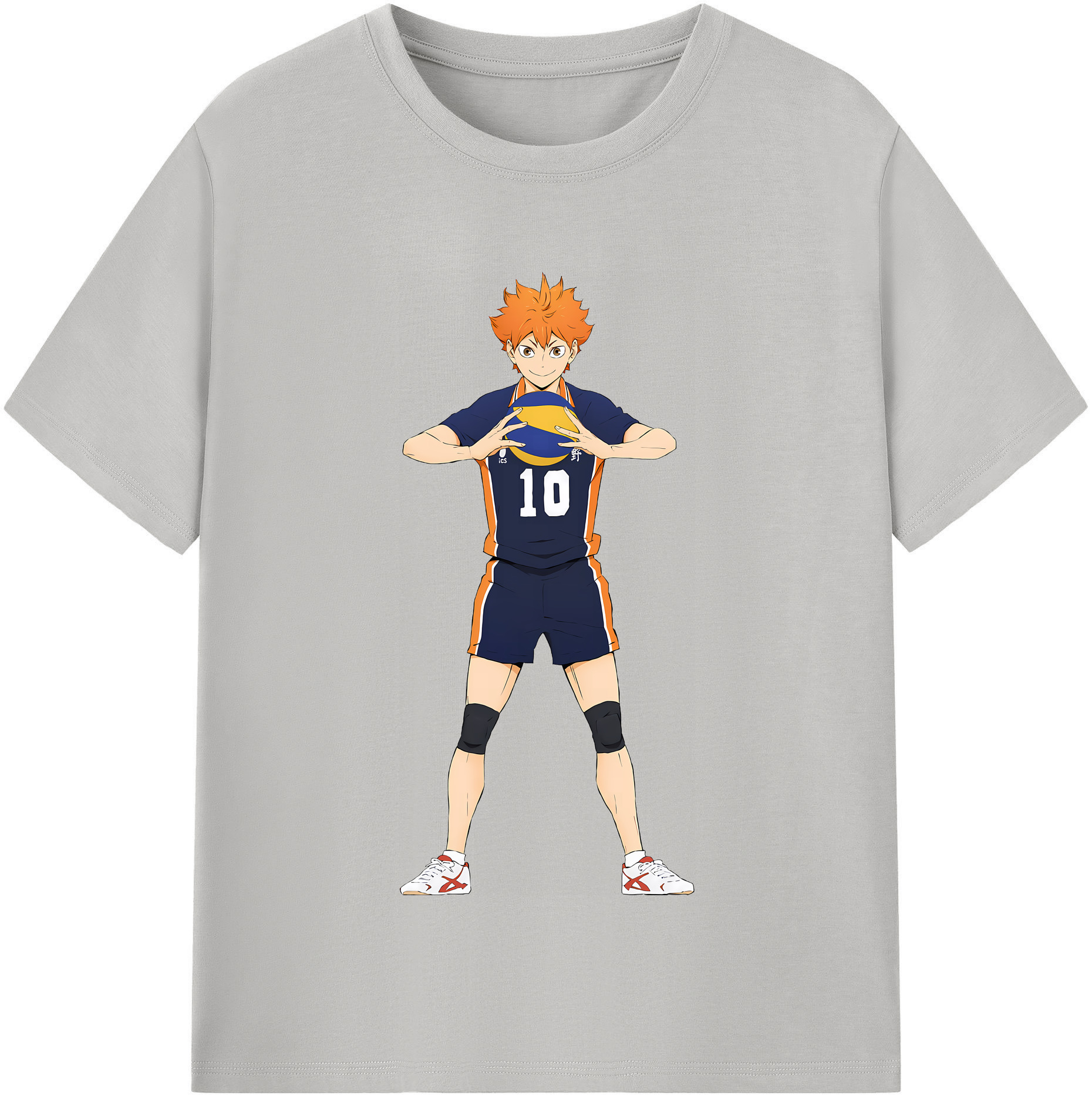 （画像用） ハイキュー!! Haikyu!! レディースカジュアルプリントTシャツ（綿100％）