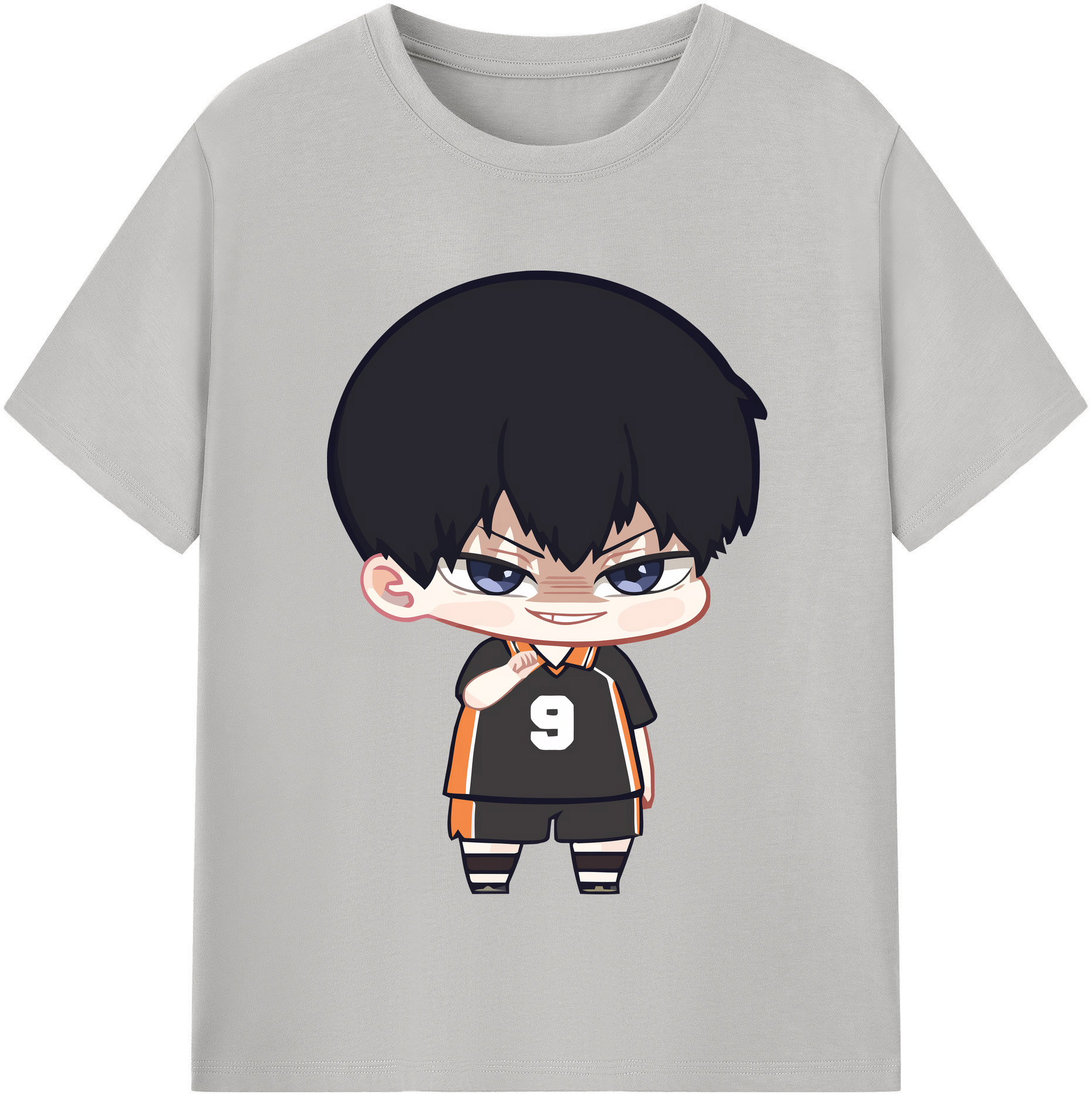 （画像用） ハイキュー!! Haikyu!! レディースカジュアルプリントTシャツ（綿100％）