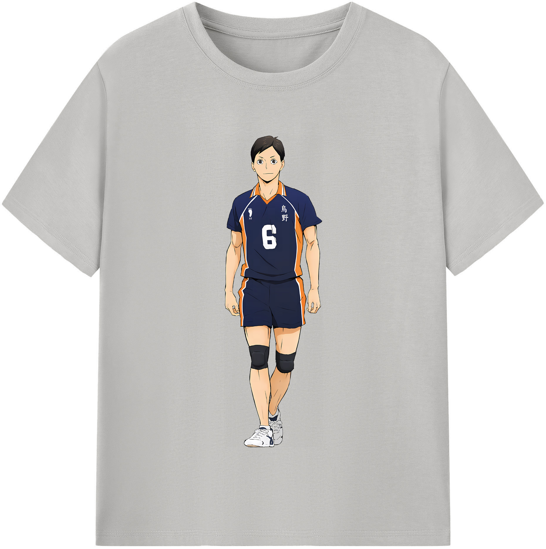 （画像用） ハイキュー!! Haikyu!! レディースカジュアルプリントTシャツ（綿100％）