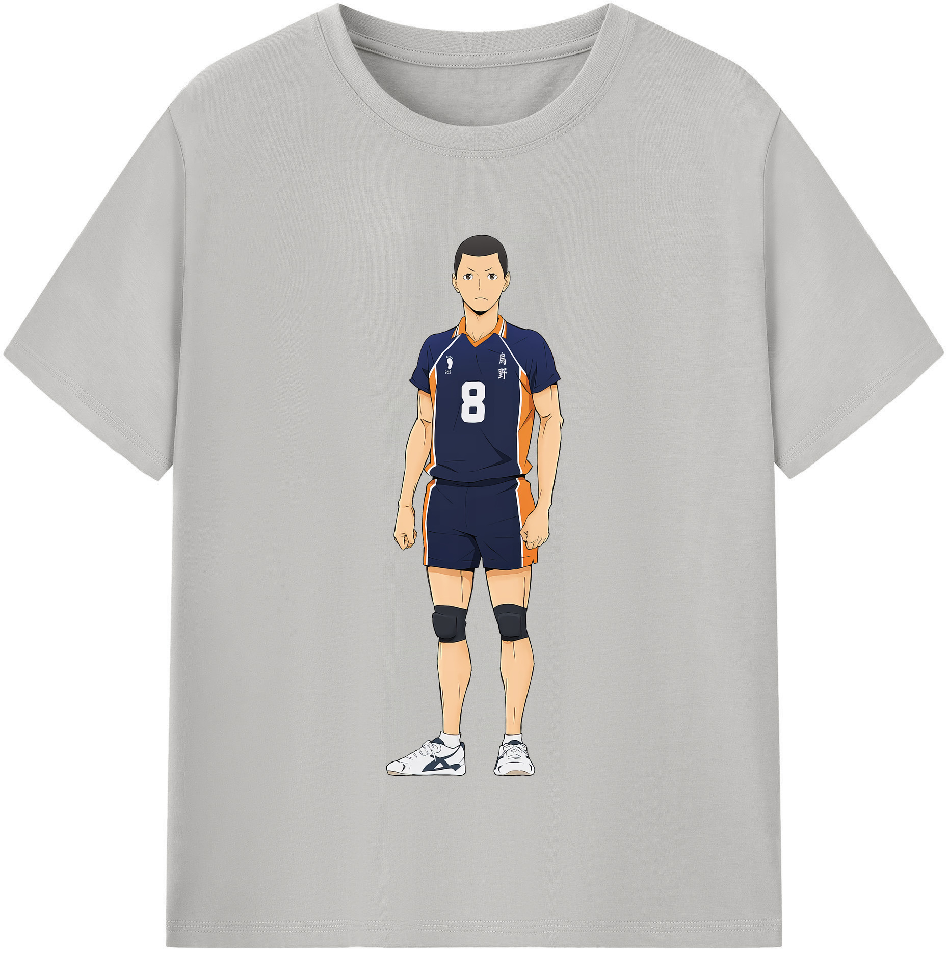 （画像用） ハイキュー!! Haikyu!! レディースカジュアルプリントTシャツ（綿100％）