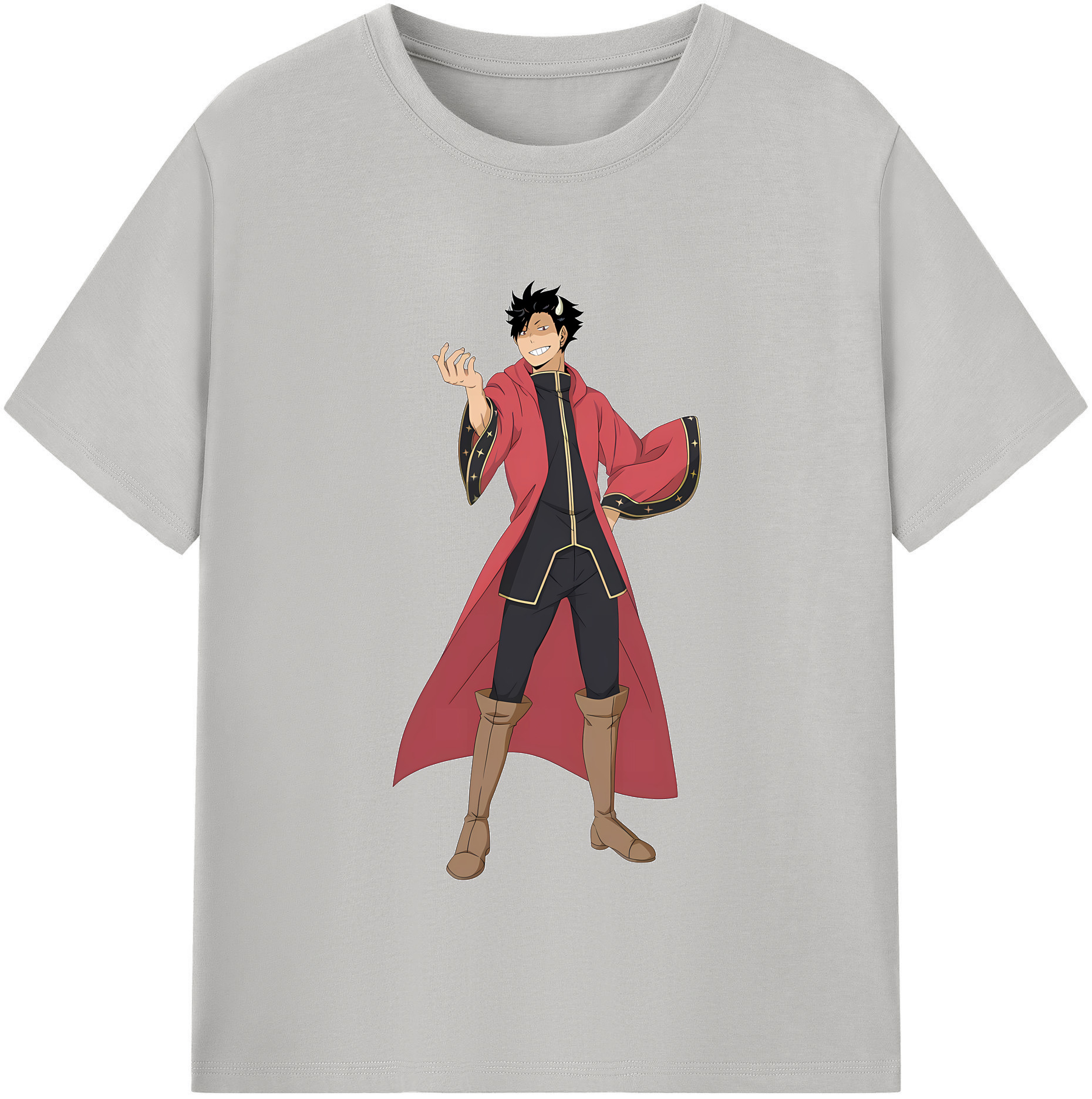 （画像用） ハイキュー!! Haikyu!! レディースカジュアルプリントTシャツ（綿100％）