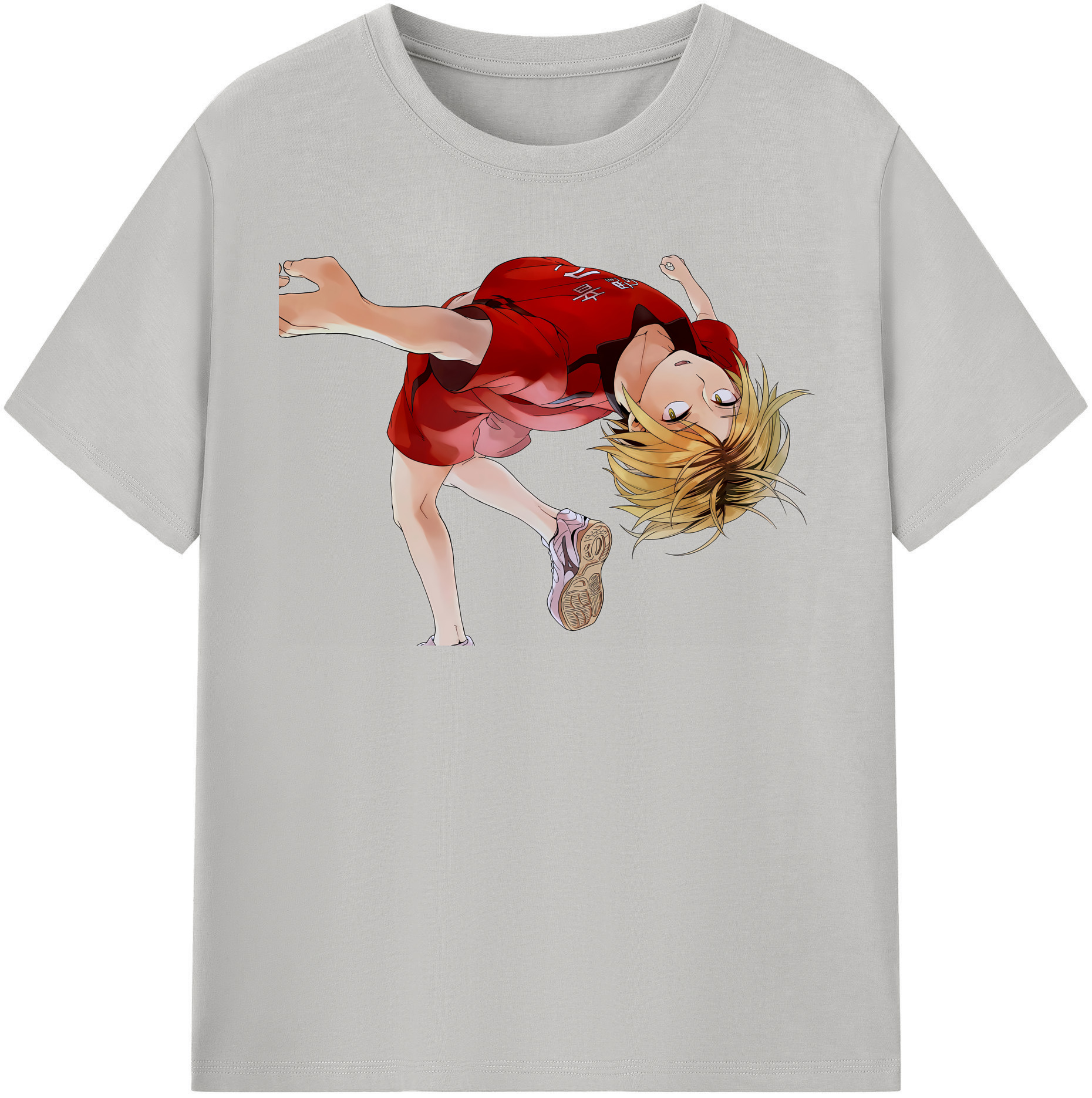 （画像用） ハイキュー!! Haikyu!! レディースカジュアルプリントTシャツ（綿100％）