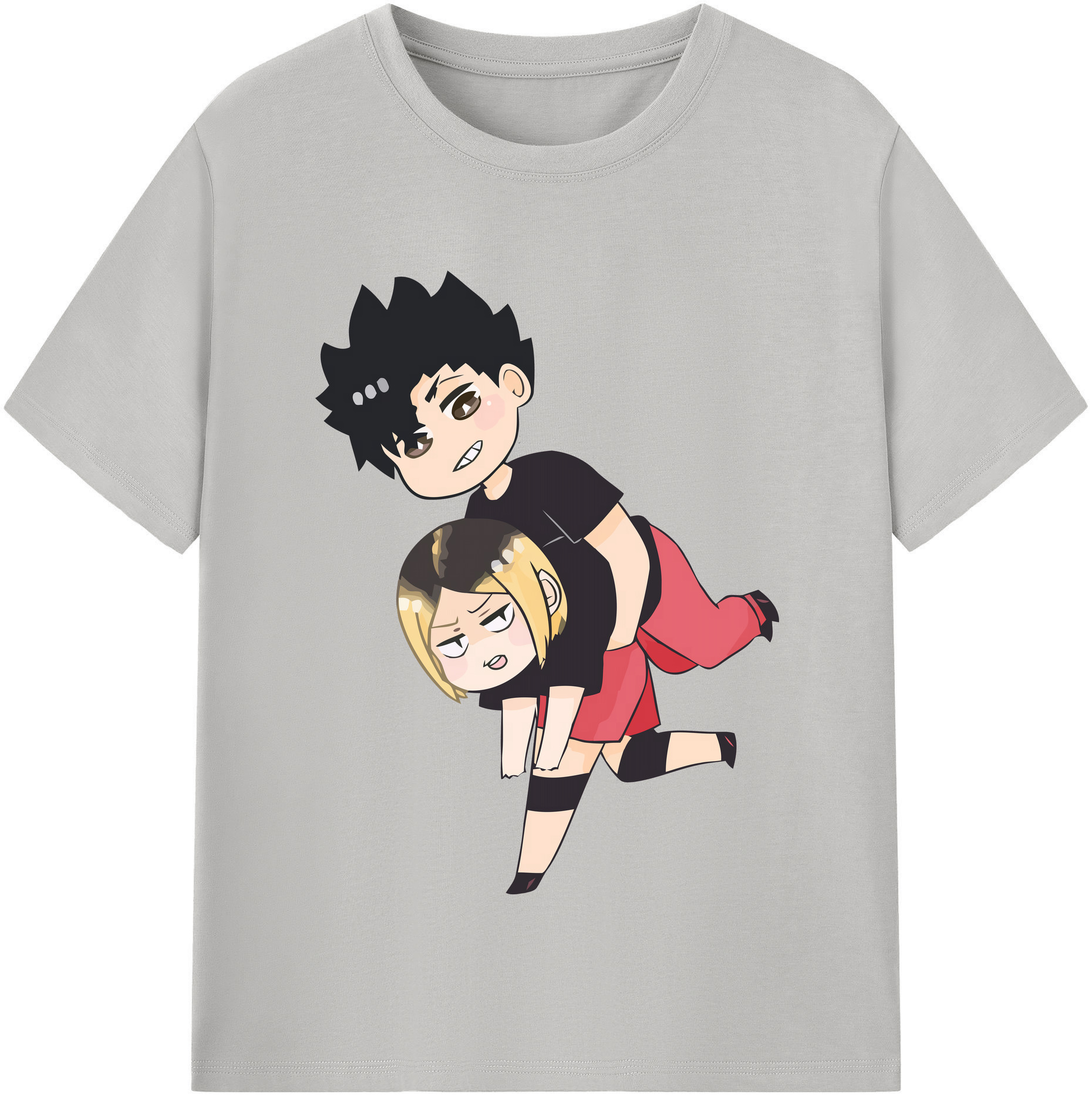 （画像用） ハイキュー!! Haikyu!! レディースカジュアルプリントTシャツ（綿100％）