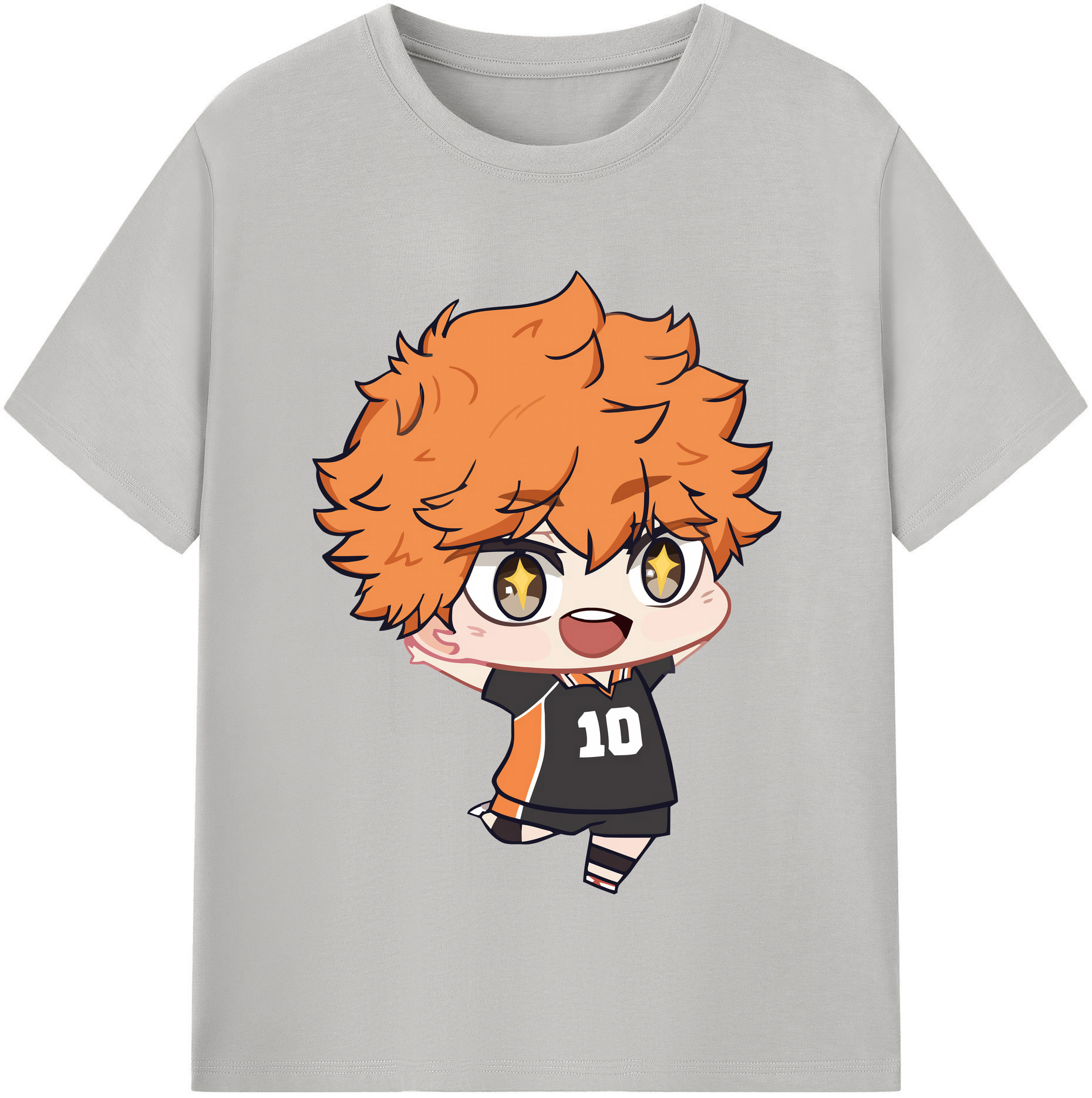 （画像用） ハイキュー!! Haikyu!! レディースカジュアルプリントTシャツ（綿100％）