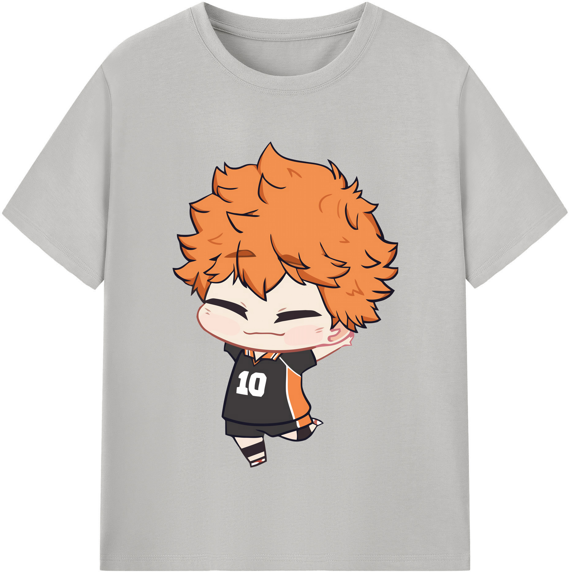 （画像用） ハイキュー!! Haikyu!! レディースカジュアルプリントTシャツ（綿100％）