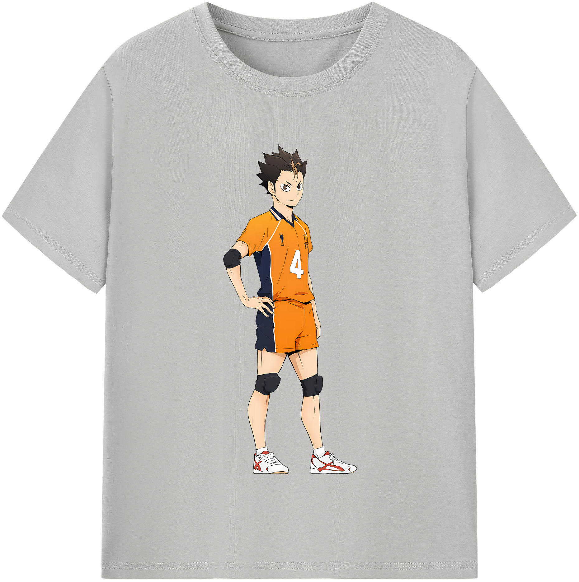 （画像用） ハイキュー!! Haikyu!! レディースカジュアルプリントTシャツ（綿100％）