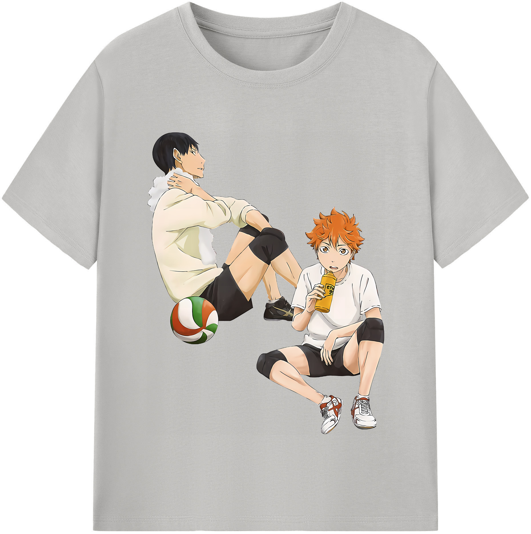 （画像用） ハイキュー!! Haikyu!! レディースカジュアルプリントTシャツ（綿100％）