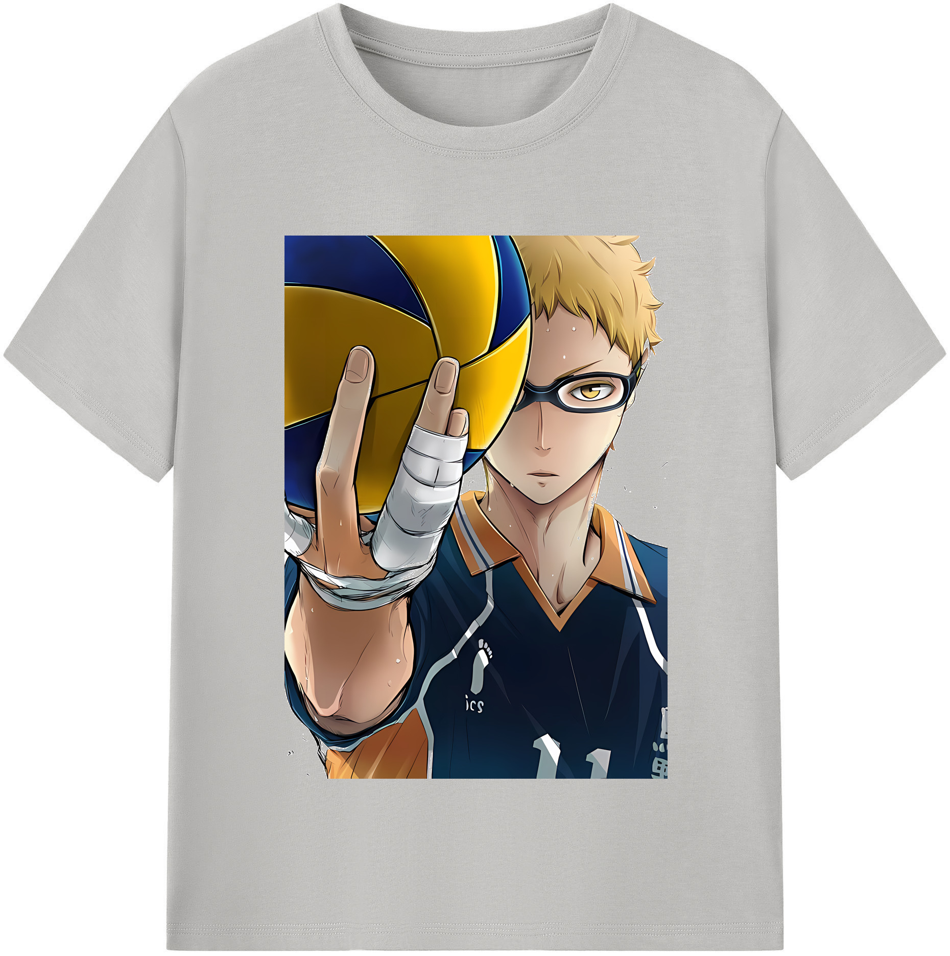 （画像用） ハイキュー!! Haikyu!! レディースカジュアルプリントTシャツ（綿100％）