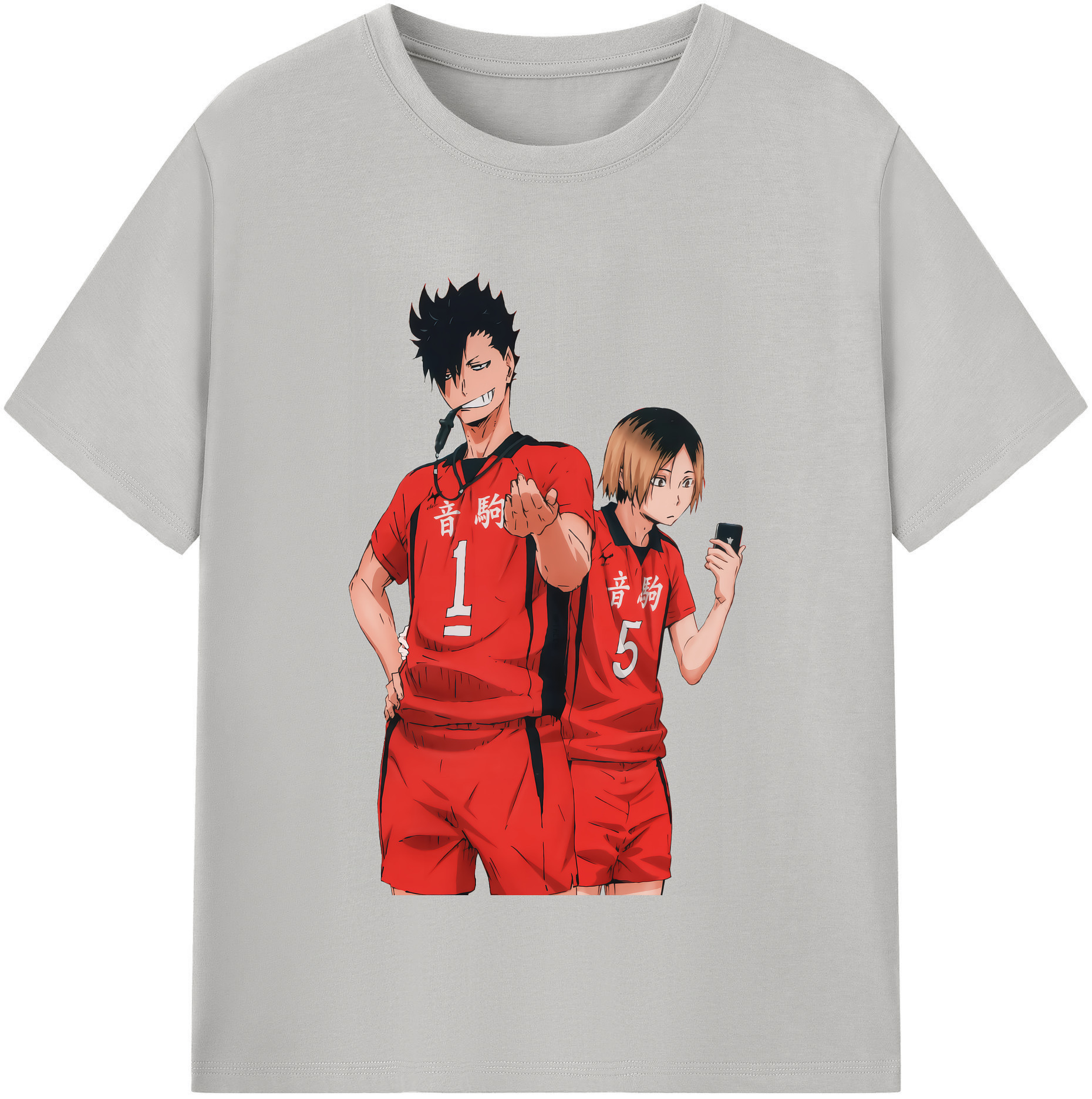 （画像用） ハイキュー!! Haikyu!! レディースカジュアルプリントTシャツ（綿100％）