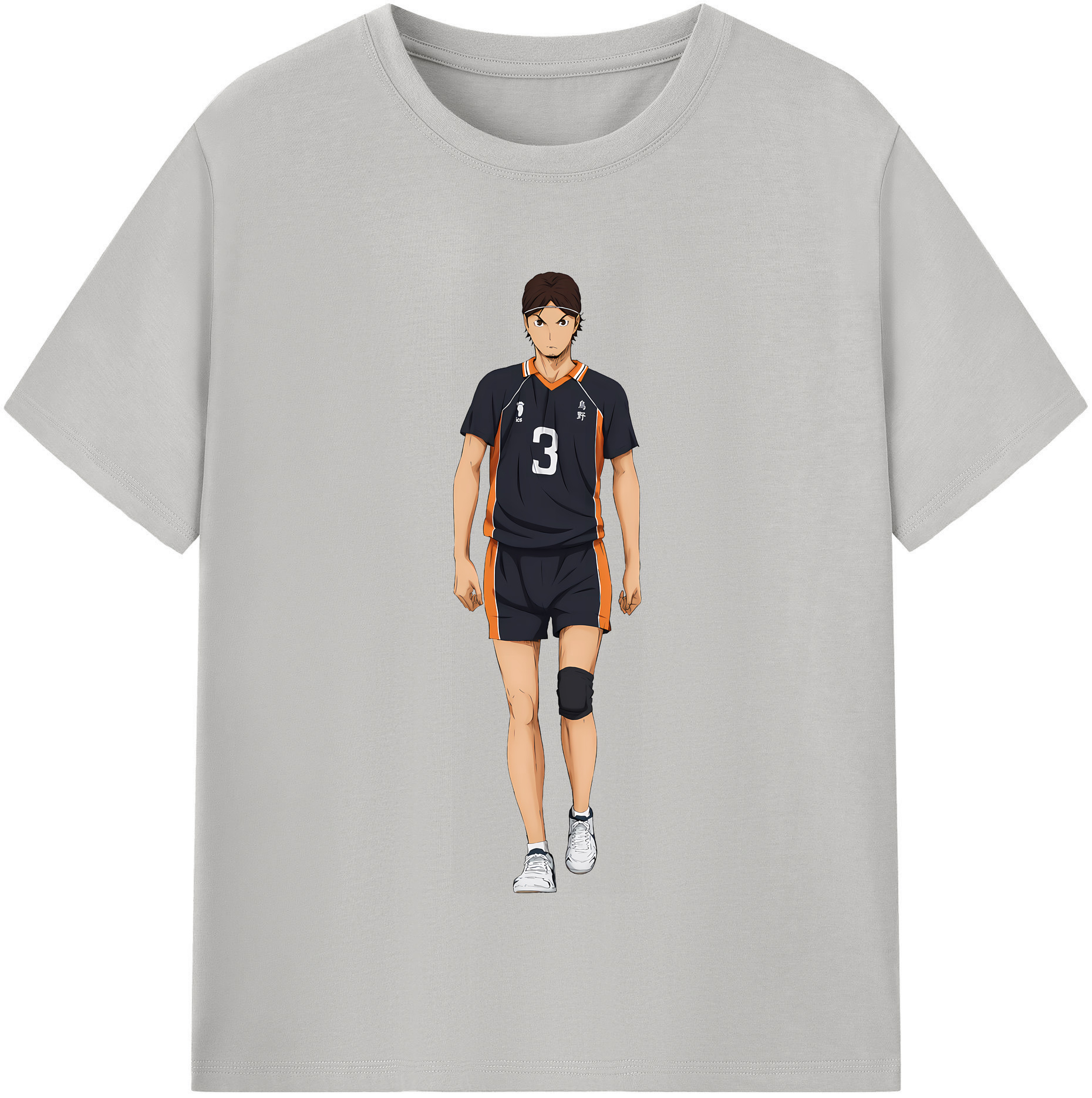 （画像用） ハイキュー!! Haikyu!! レディースカジュアルプリントTシャツ（綿100％）