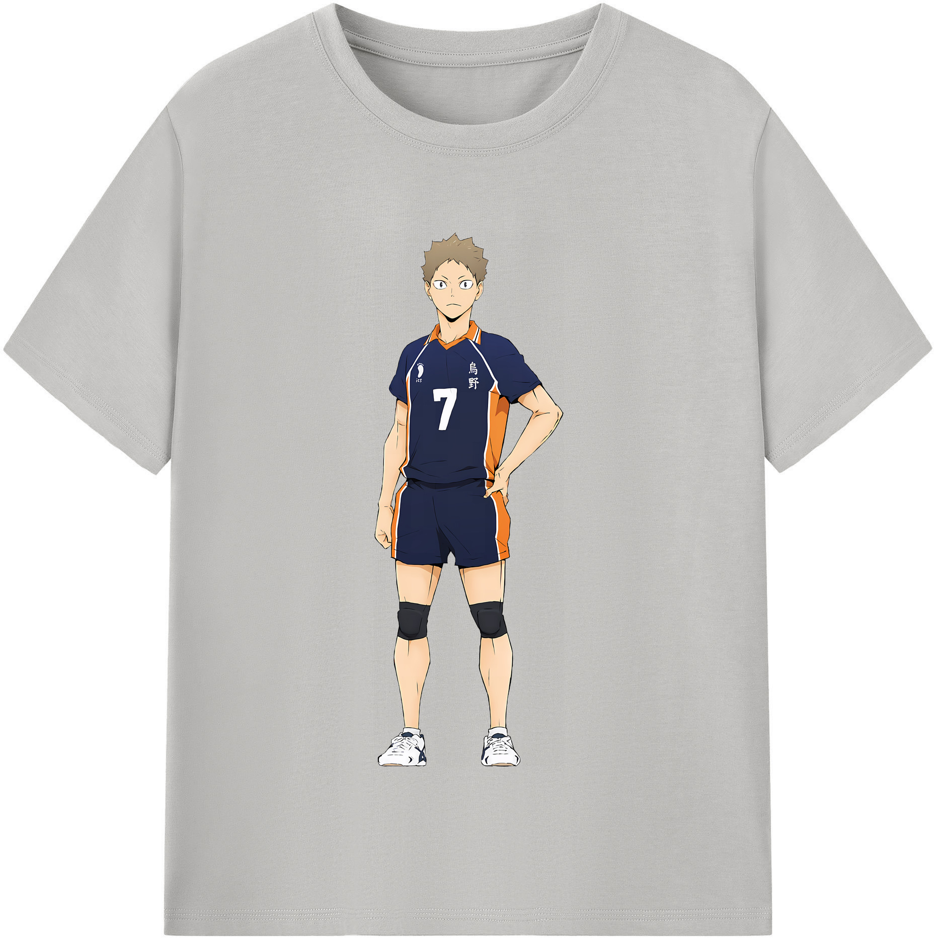 （画像用） ハイキュー!! Haikyu!! レディースカジュアルプリントTシャツ（綿100％）