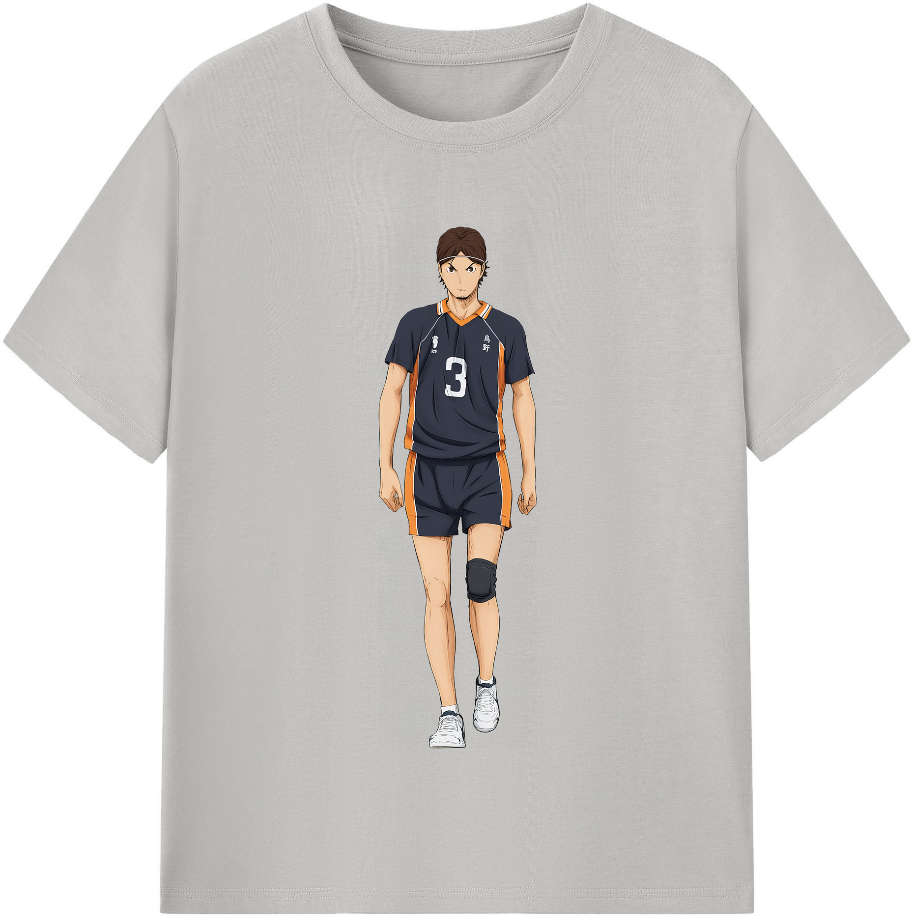 （画像用） ハイキュー!! Haikyu!! レディースカジュアルプリントTシャツ（綿100％）