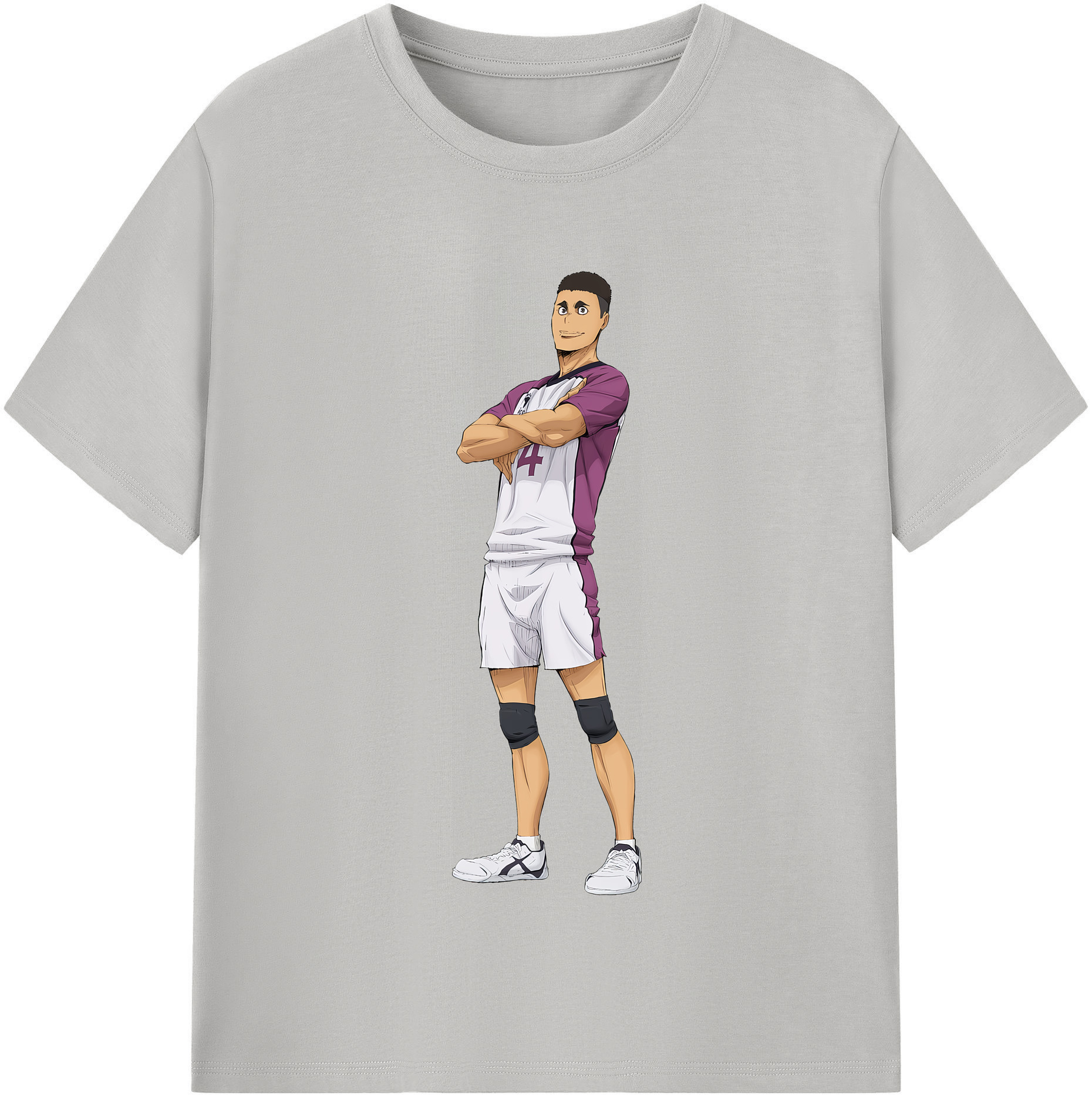 （画像用） ハイキュー!! Haikyu!! レディースカジュアルプリントTシャツ（綿100％）