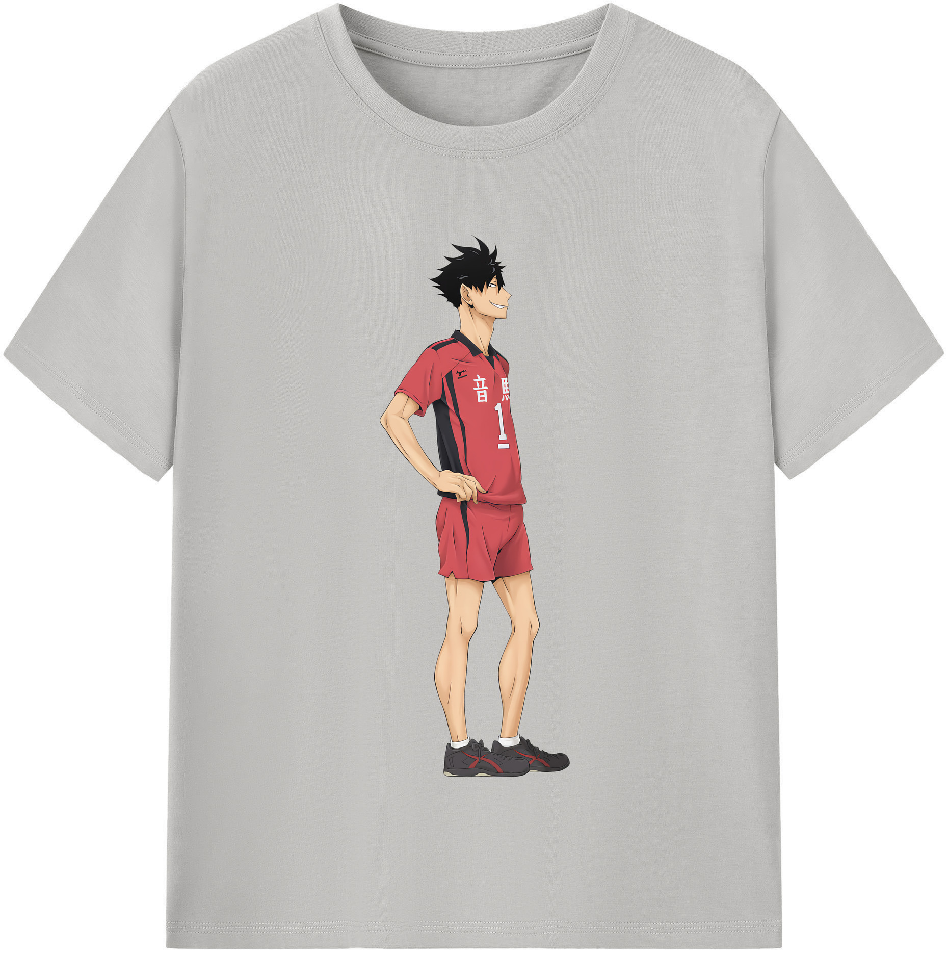 （画像用） ハイキュー!! Haikyu!! レディースカジュアルプリントTシャツ（綿100％）