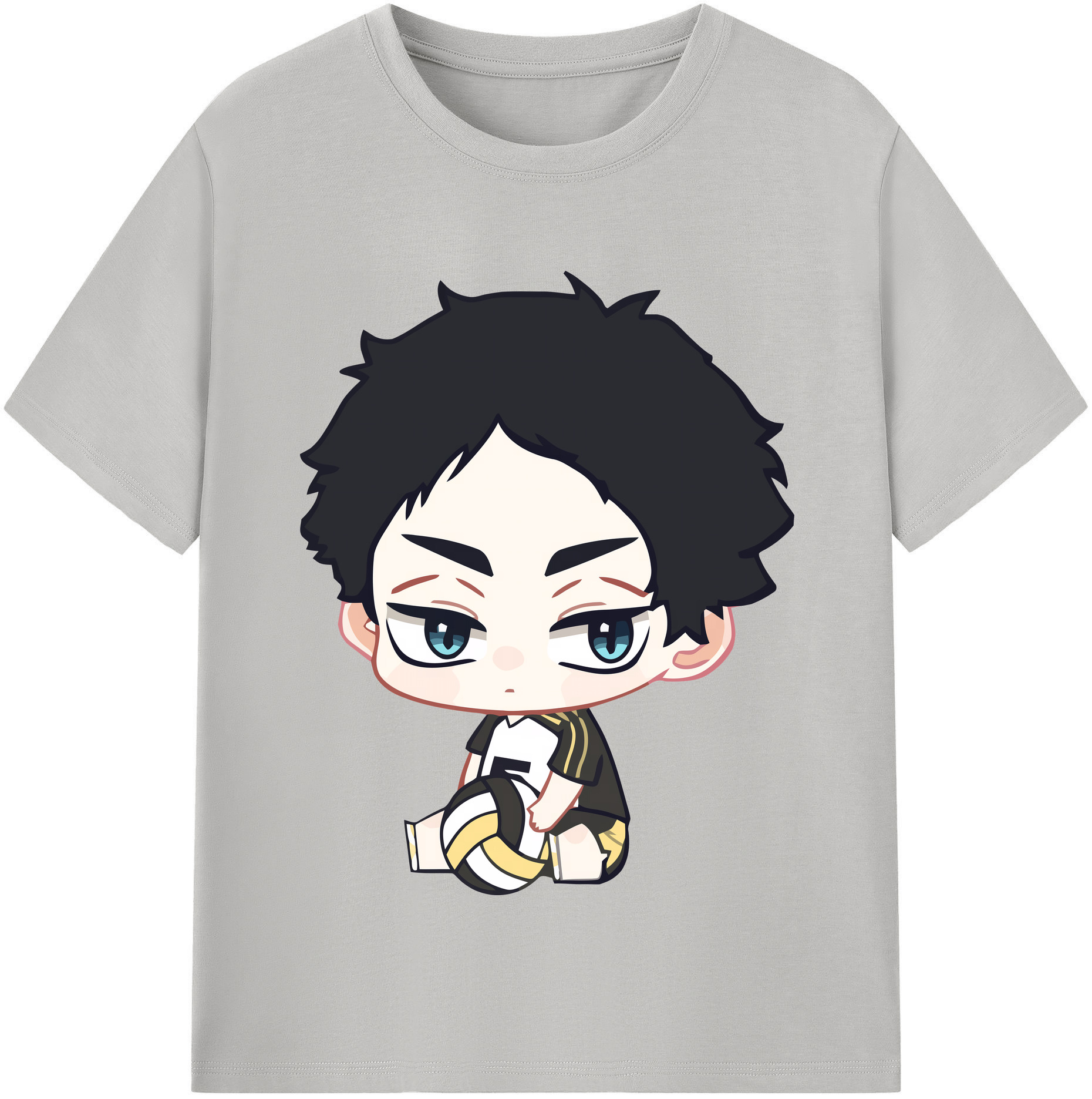 （画像用） ハイキュー!! Haikyu!! レディースカジュアルプリントTシャツ（綿100％）