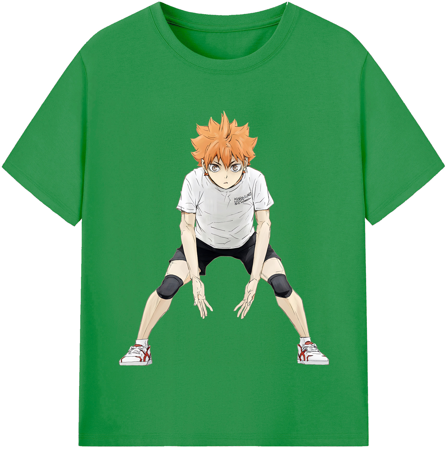 （画像用） ハイキュー!! Haikyu!! レディースカジュアルプリントTシャツ（綿100％）