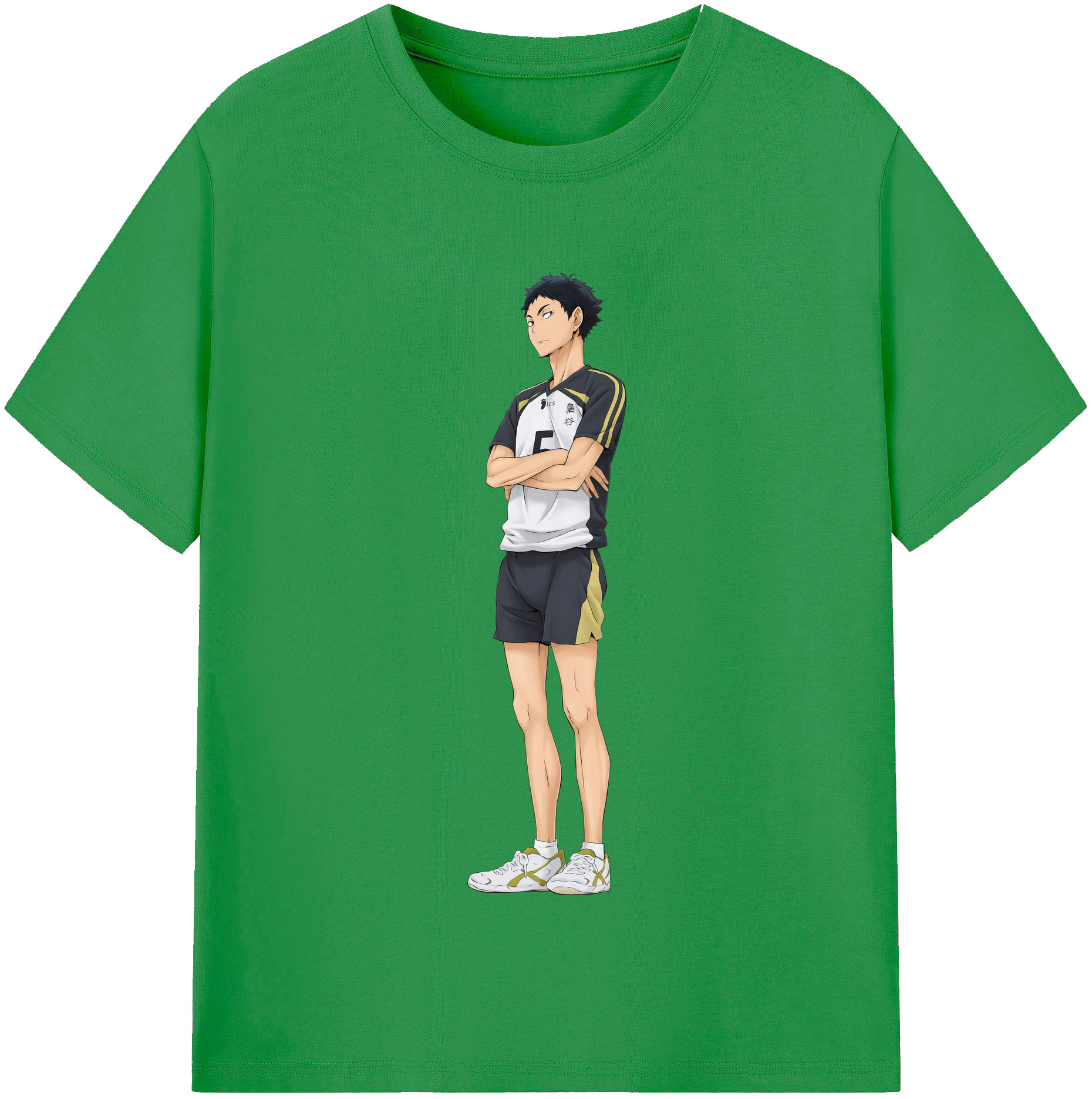 （画像用） ハイキュー!! Haikyu!! レディースカジュアルプリントTシャツ（綿100％）