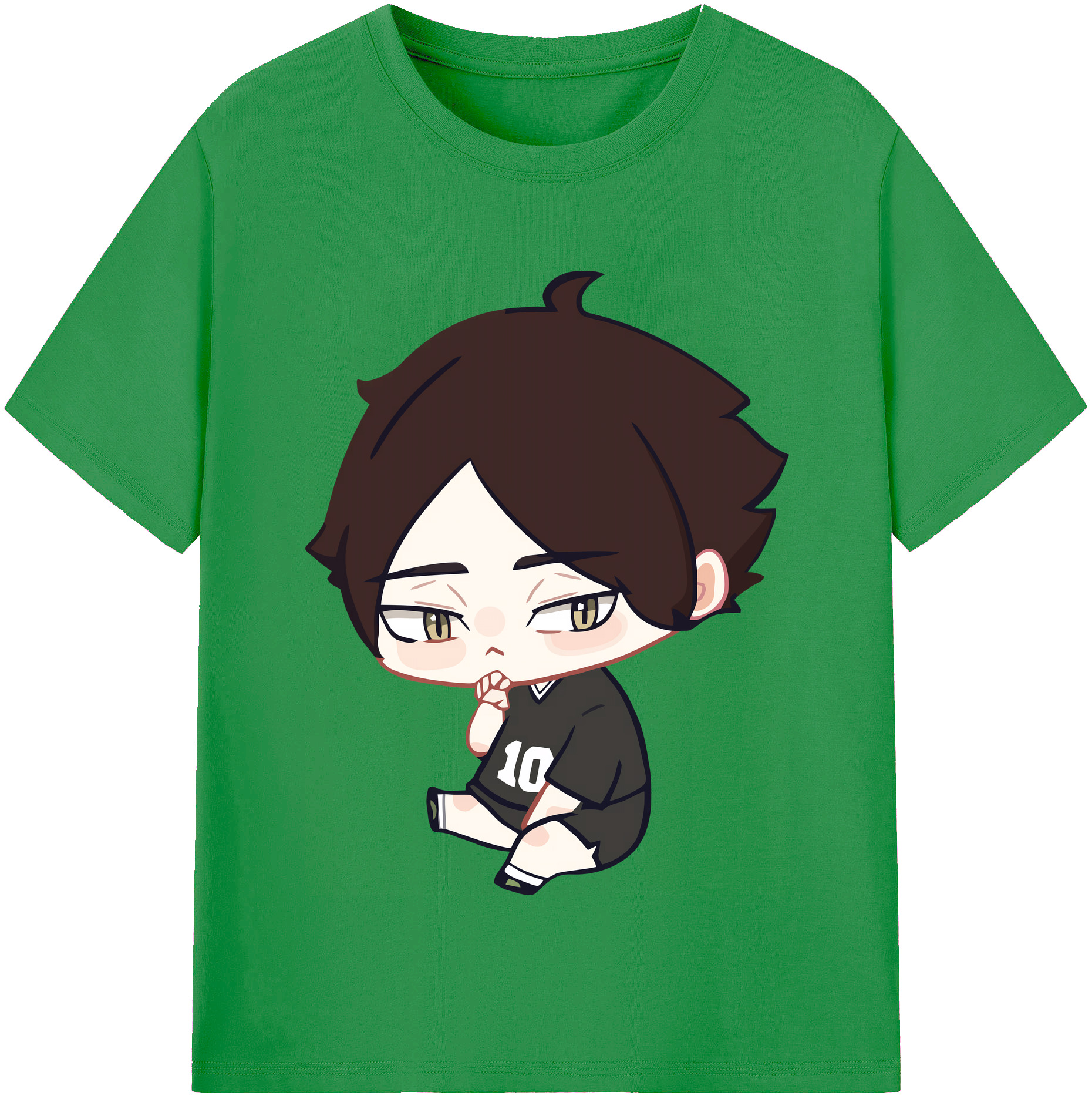 （画像用） ハイキュー!! Haikyu!! レディースカジュアルプリントTシャツ（綿100％）